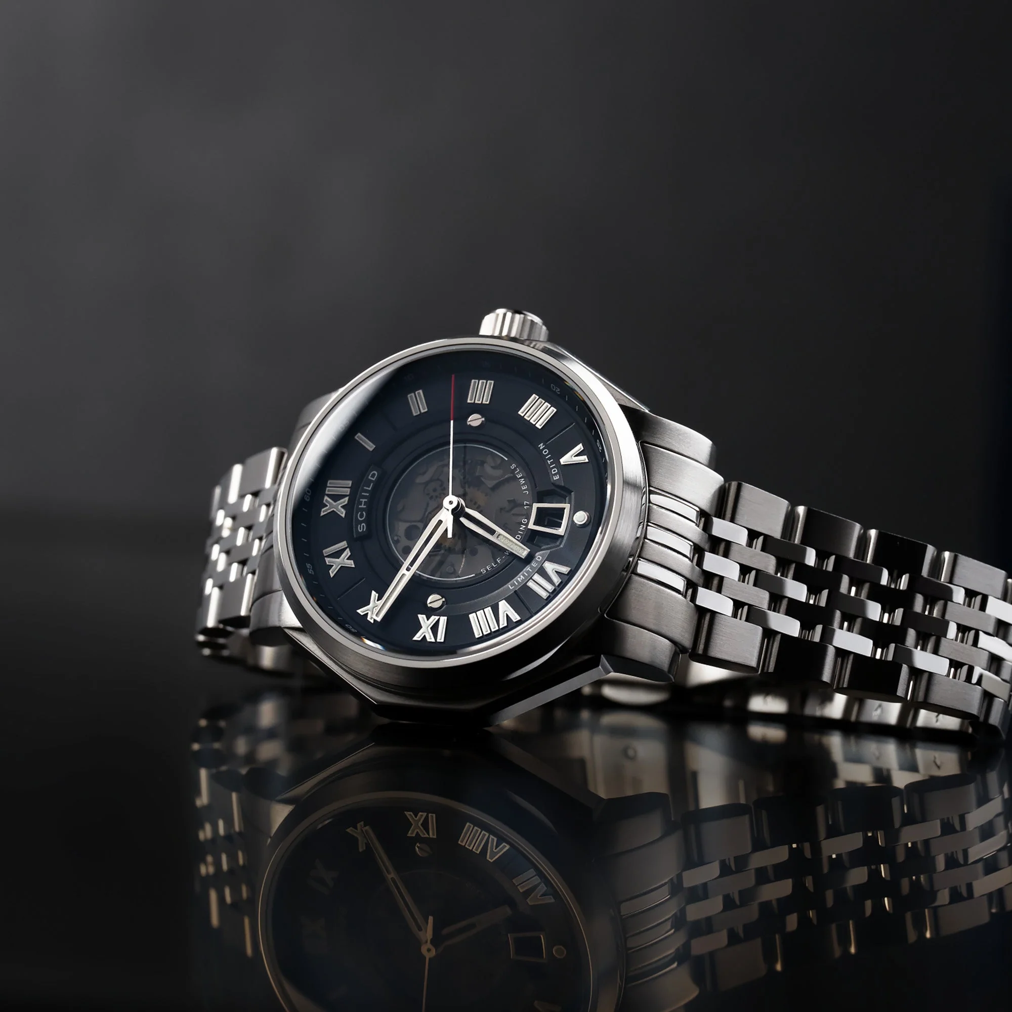 Johann Swiss Automatic Limited Edition Silver / Stainless Steel | Silver Dial - Image 3