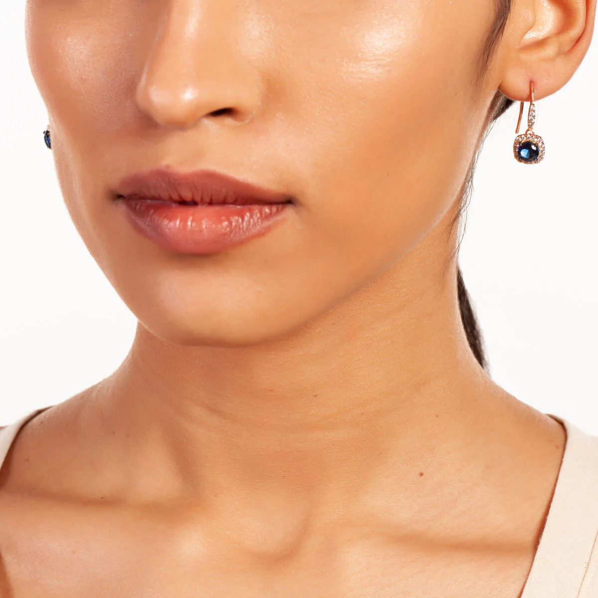 Juliet Drop Earrings 18k Rose Gold - Image 2