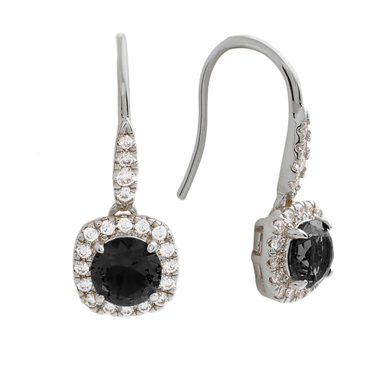 Juliet Drop Earrings 18k White Gold