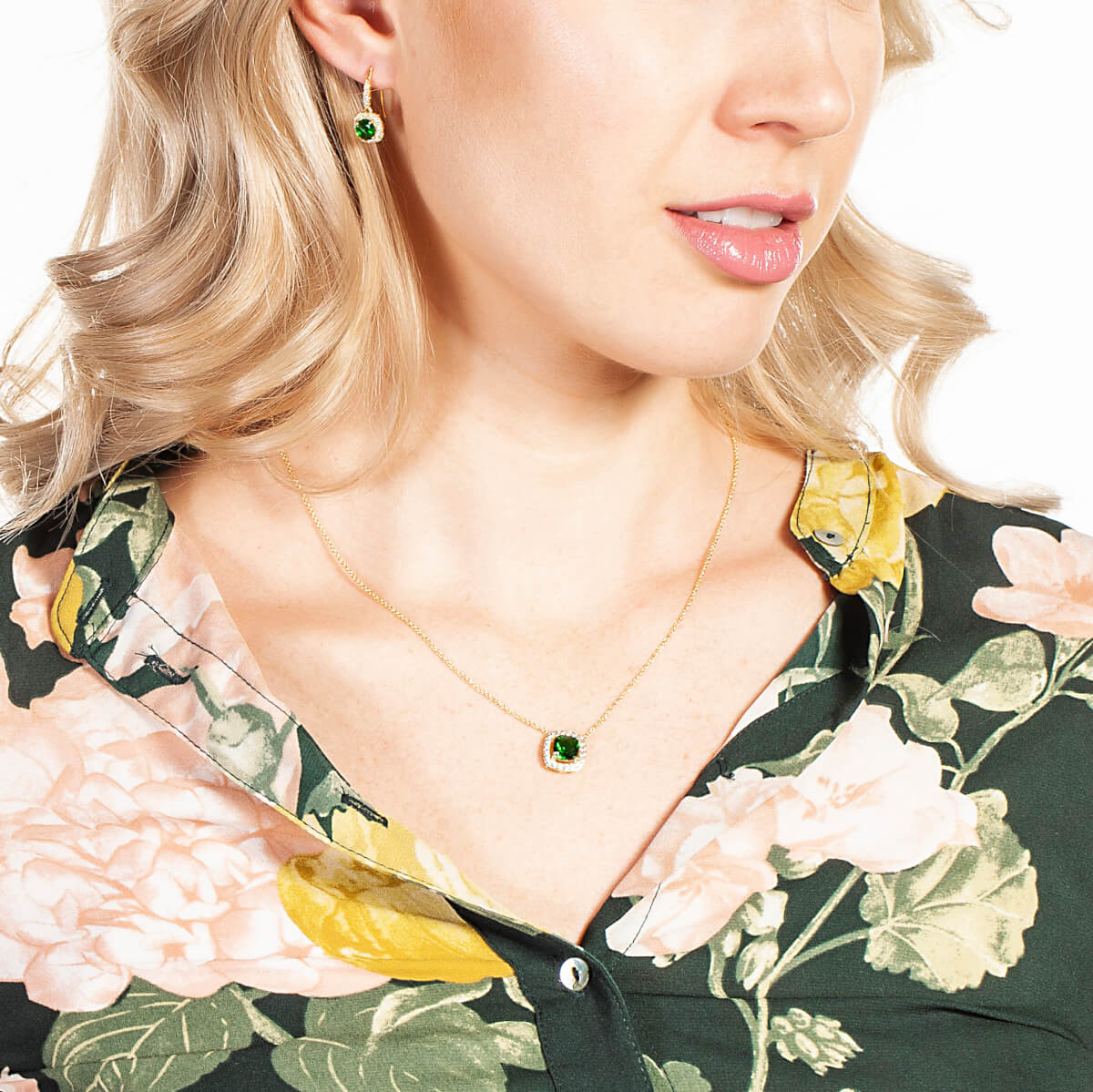 Juliet Drop Earrings 18k Yellow Gold - Image 3