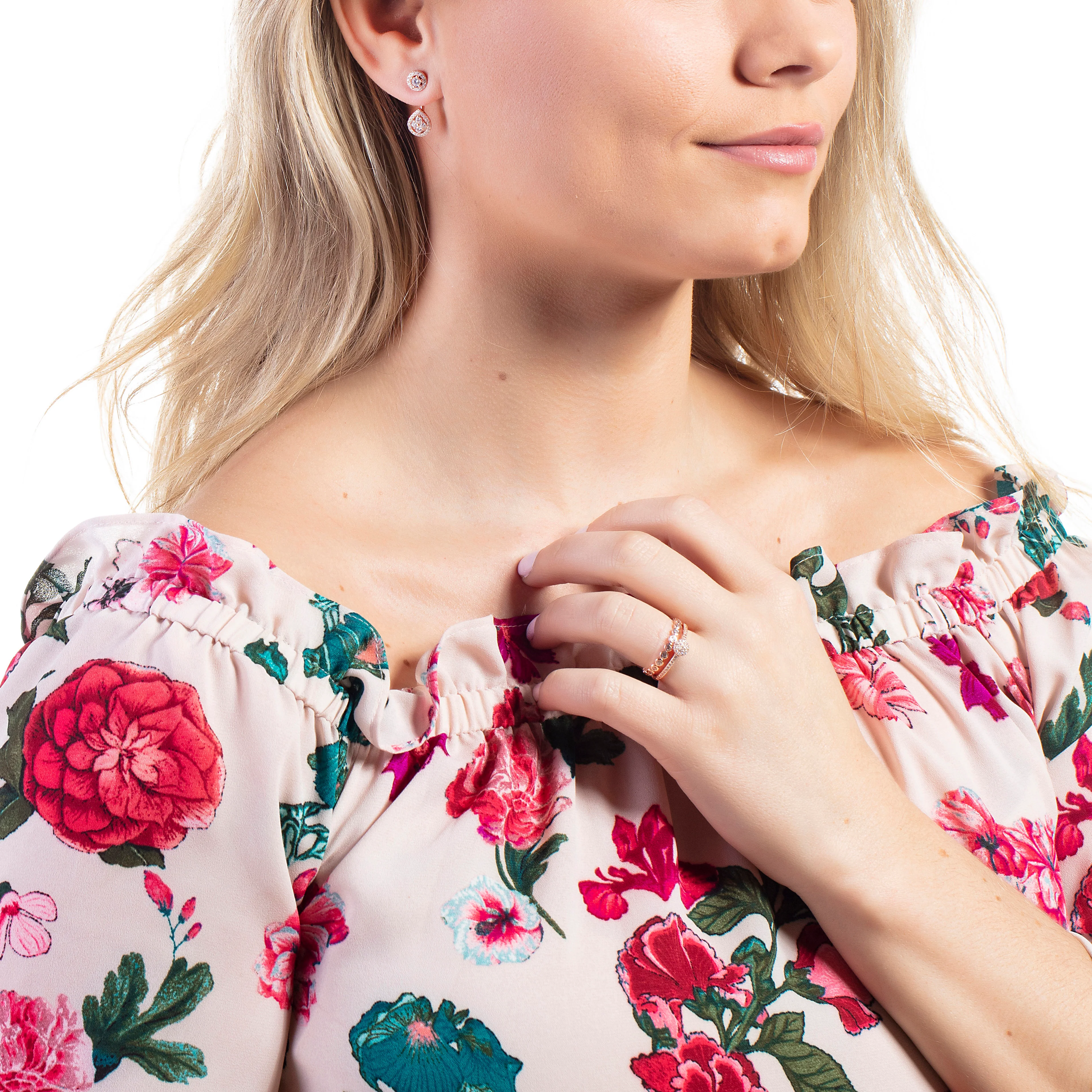 Juliet Jacket Earrings 18k Rose Gold - Image 3