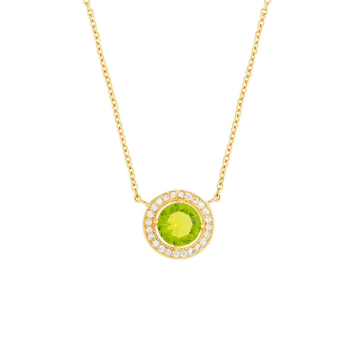 Juliet Pendant Necklace 18k Yellow Gold