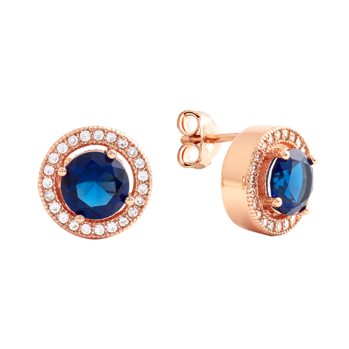 Juliet Stud Earrings 18k Rose Gold
