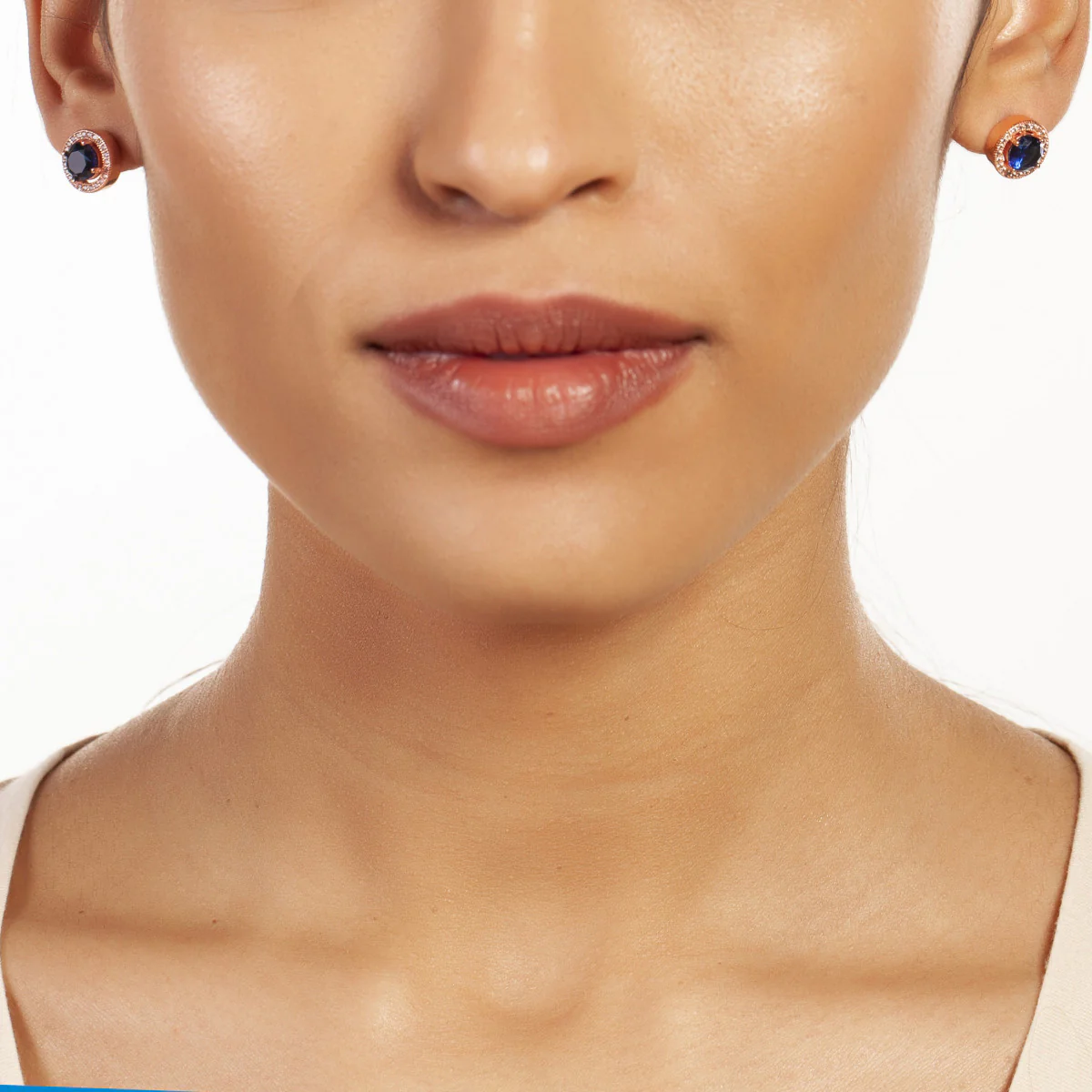 Juliet Stud Earrings 18k Rose Gold - Image 2