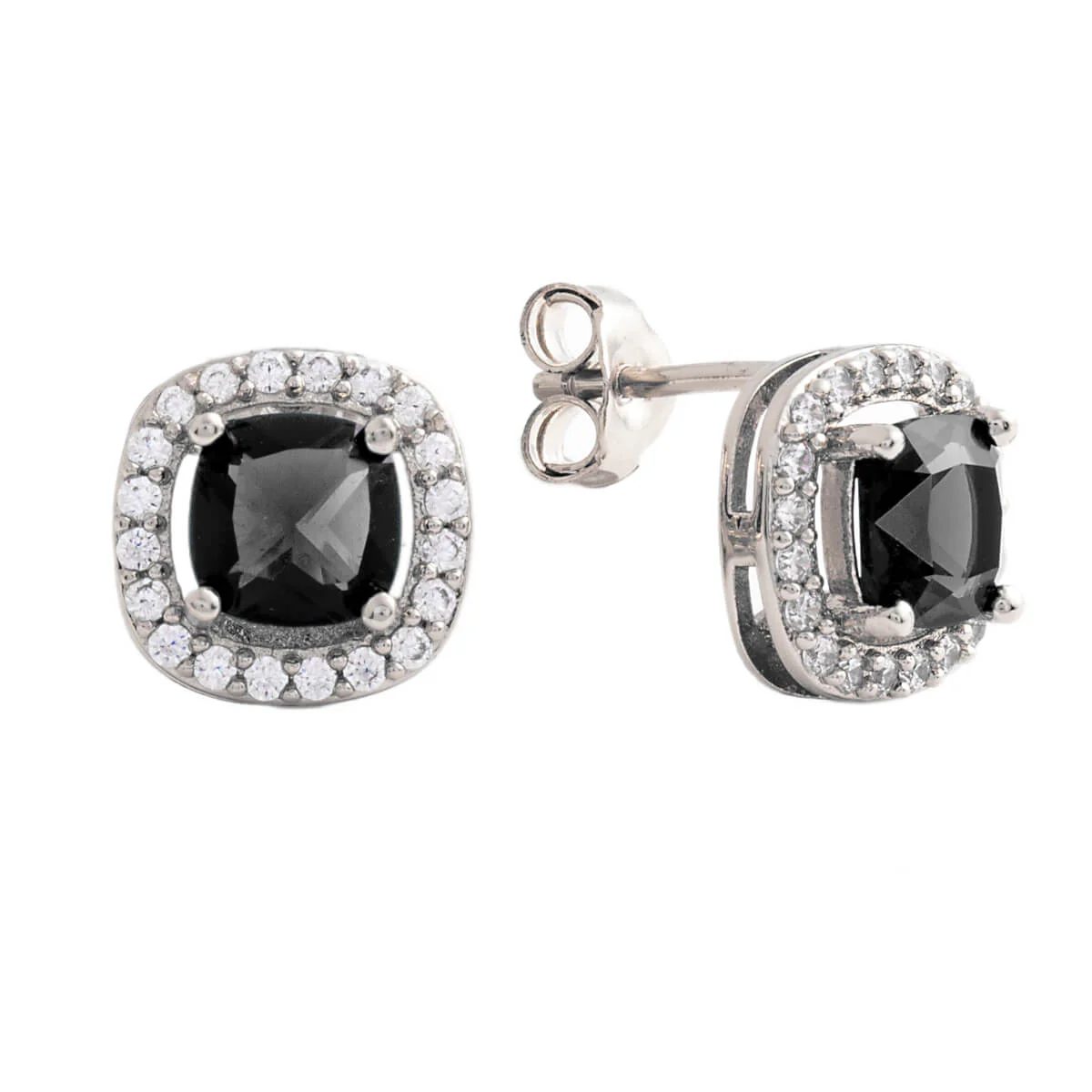 Juliet Stud Earrings 18k White Gold