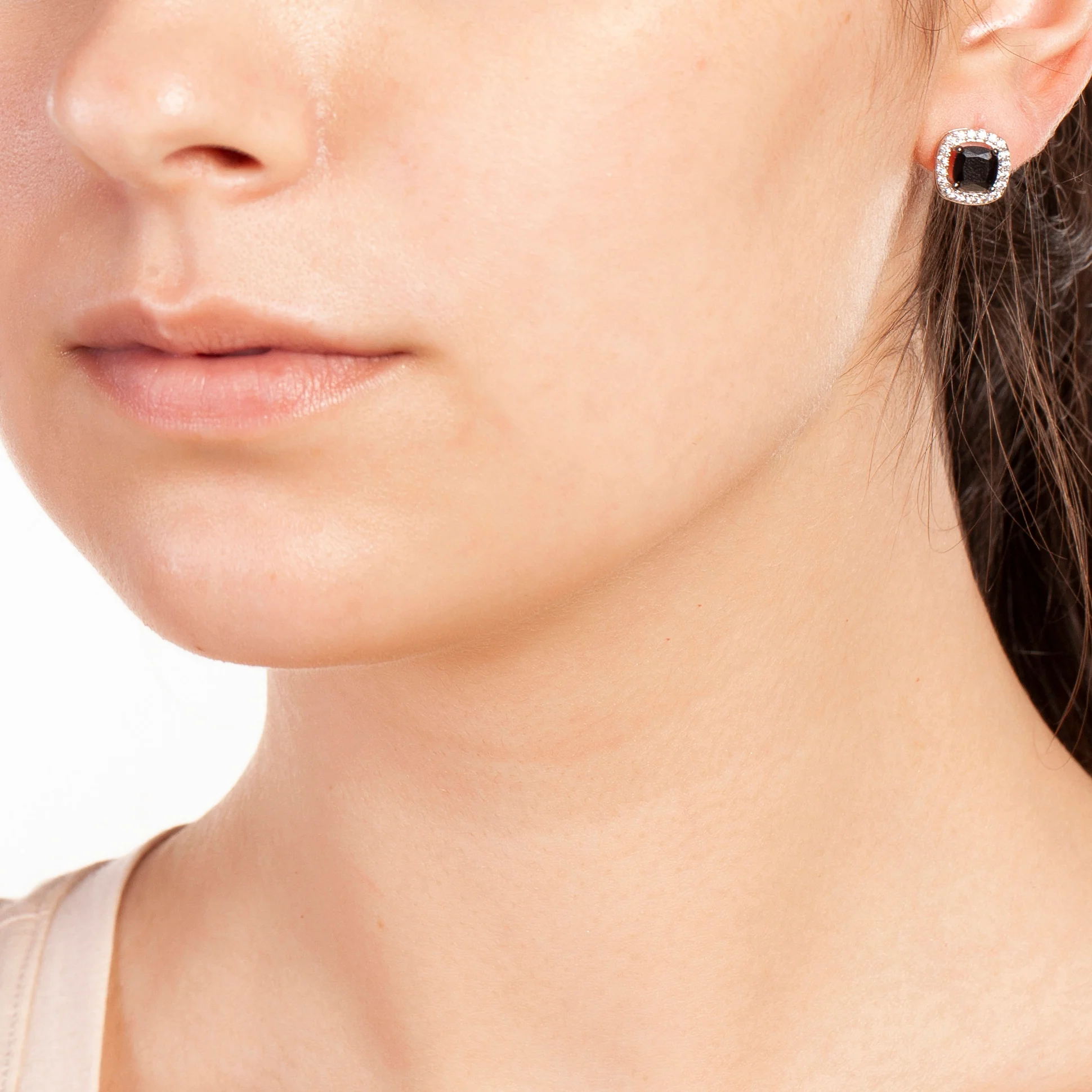 Juliet Stud Earrings 18k White Gold - Image 2