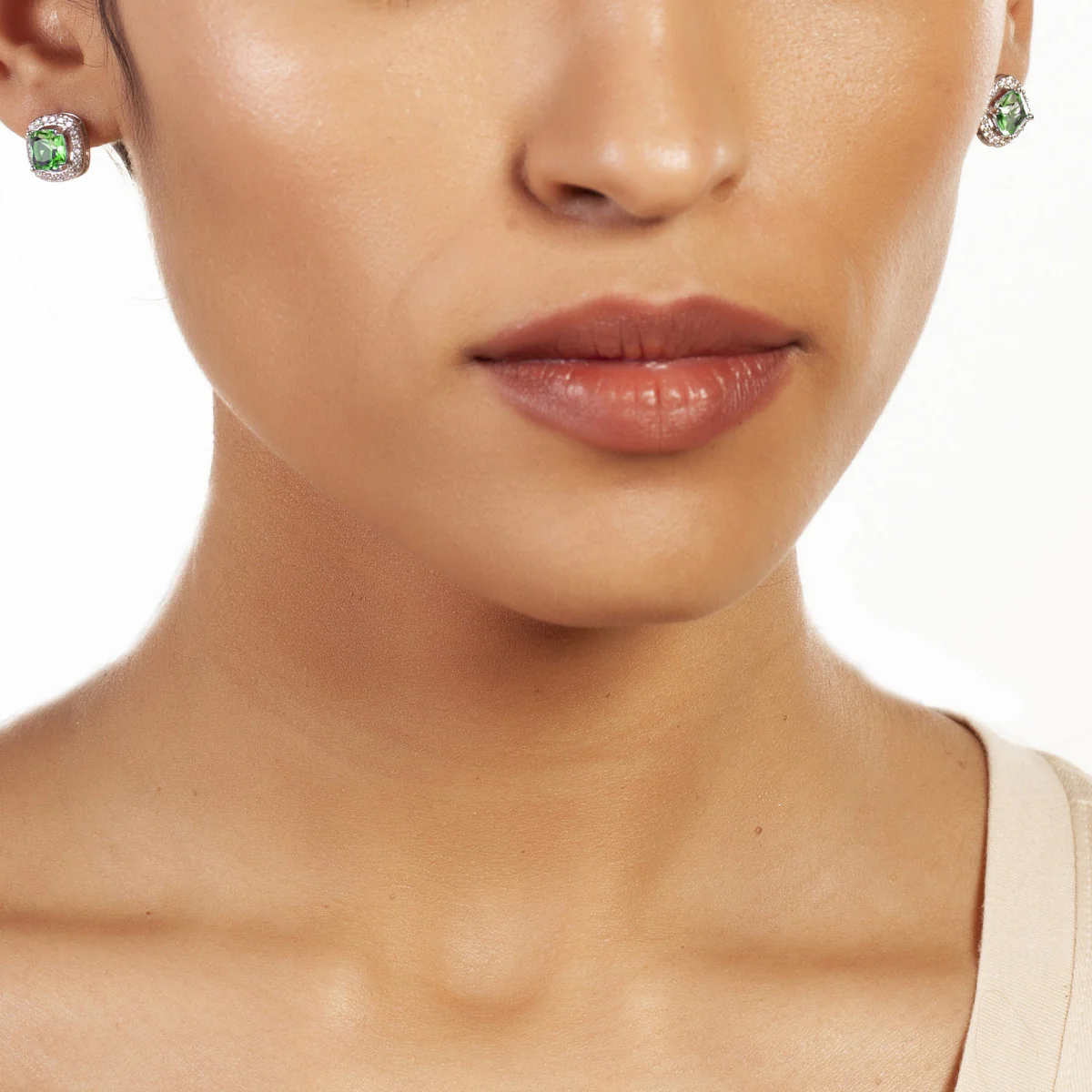 Juliet Stud Earrings 18k White Gold - Image 2