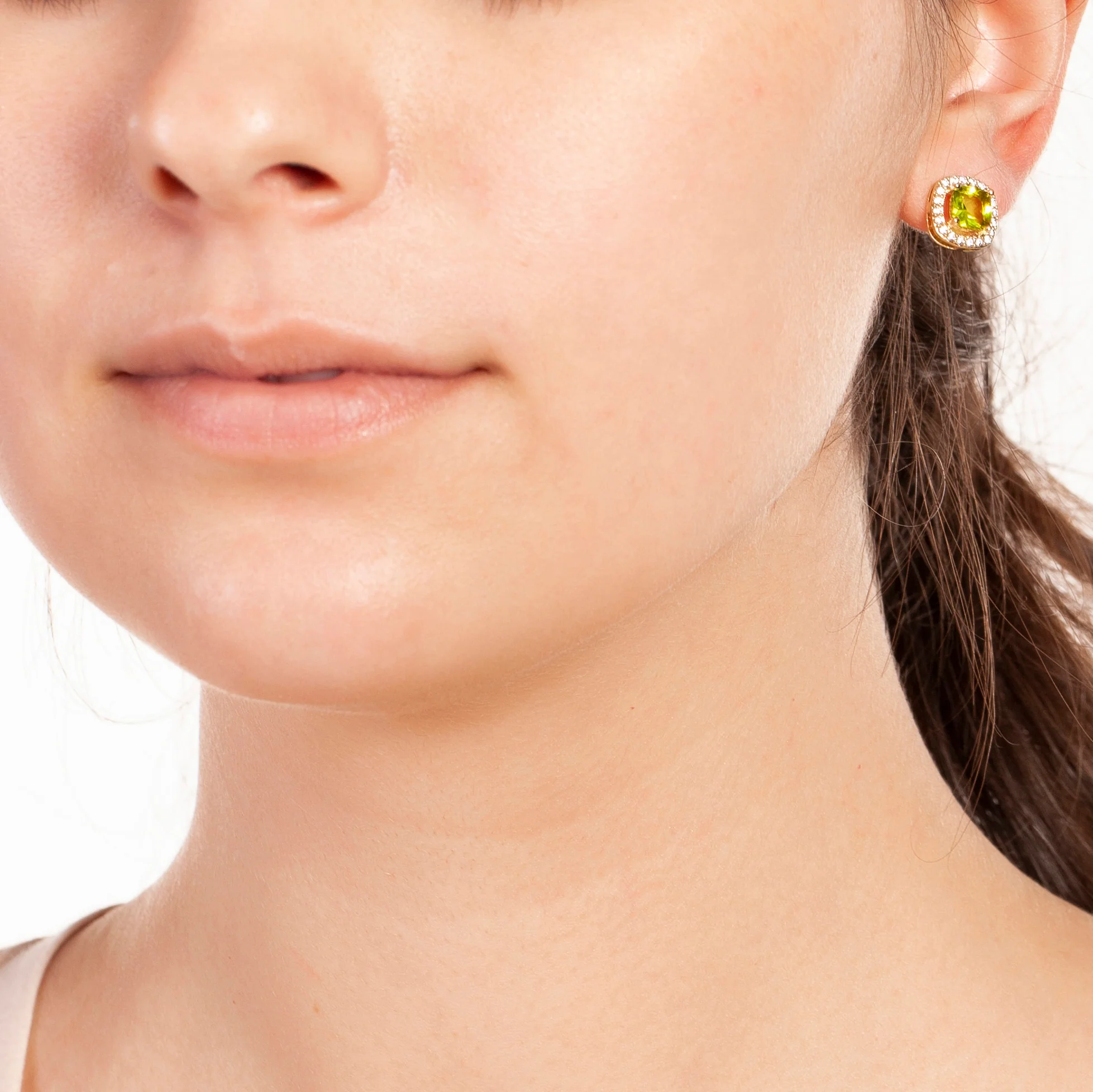 Juliet Stud Earrings 18k Yellow Gold - Image 2