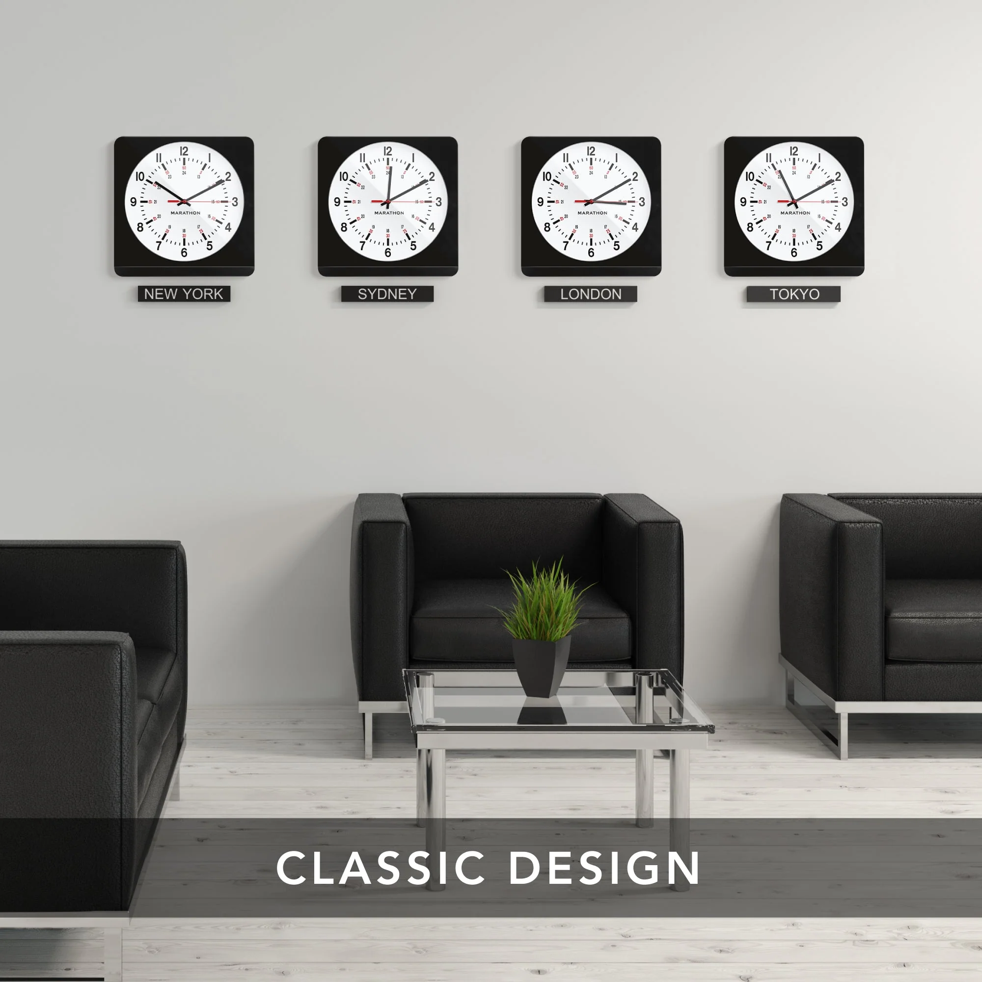 Jumbo 12 Inch Analog Wall Clock with Auto Backlight jumbo-analog-wall-clock-with-auto-night-light - Image 3