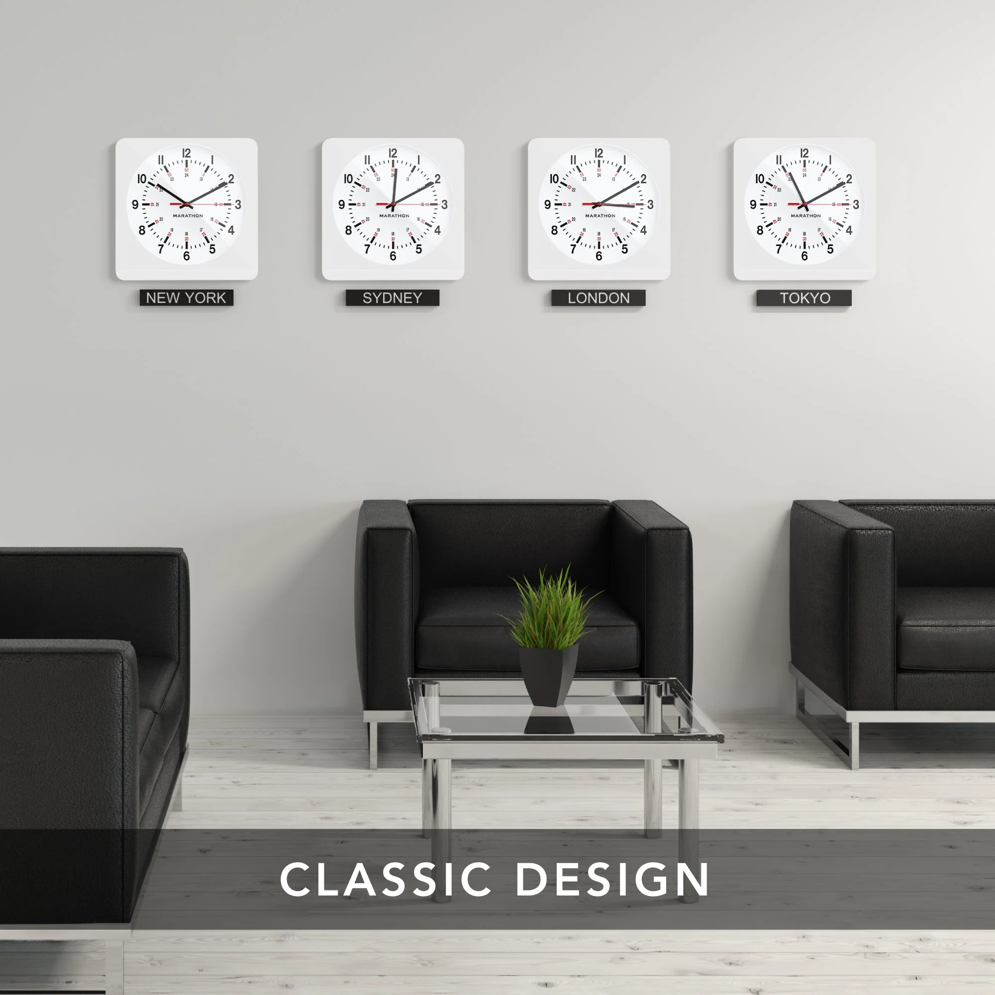 Jumbo 12 Inch Analog Wall Clock with Auto Backlight jumbo-analog-wall-clock-with-auto-night-light - Image 3