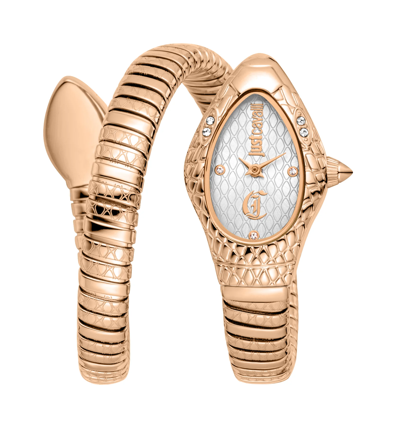 Just Cavalli 20mm / Rose Gold | Silver Dial