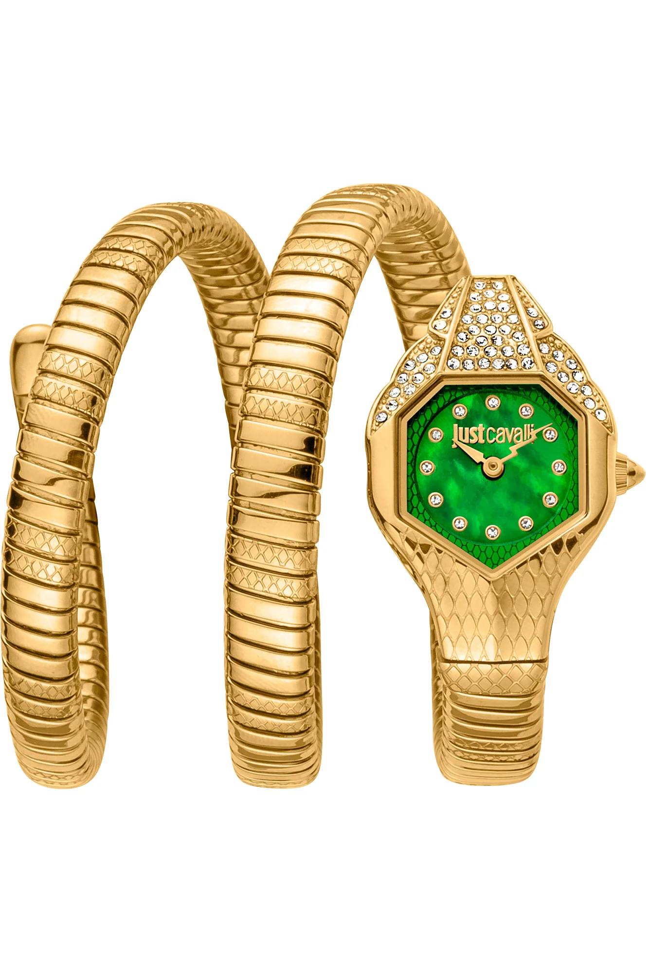 Just Cavalli 22mm / Gold / Green | Green Dial - Image 2