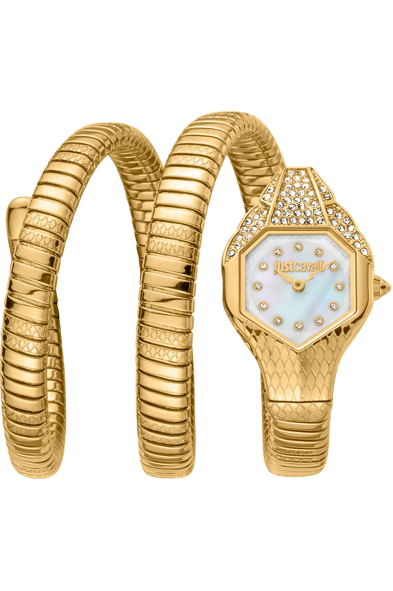 Just Cavalli 22mm / Gold / White | White Dial - Image 2