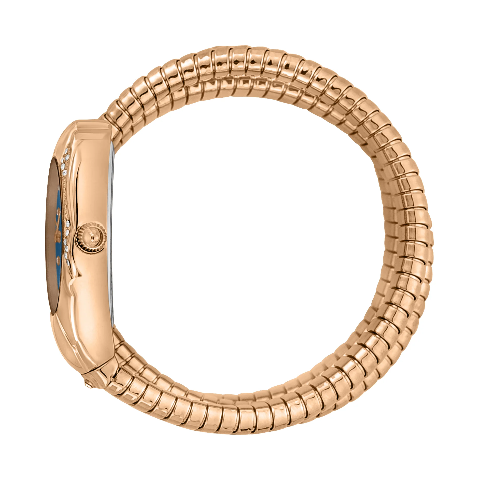 Just Cavalli 22mm / Rose Gold / Dark Blue | Dark Blue Dial - Image 3
