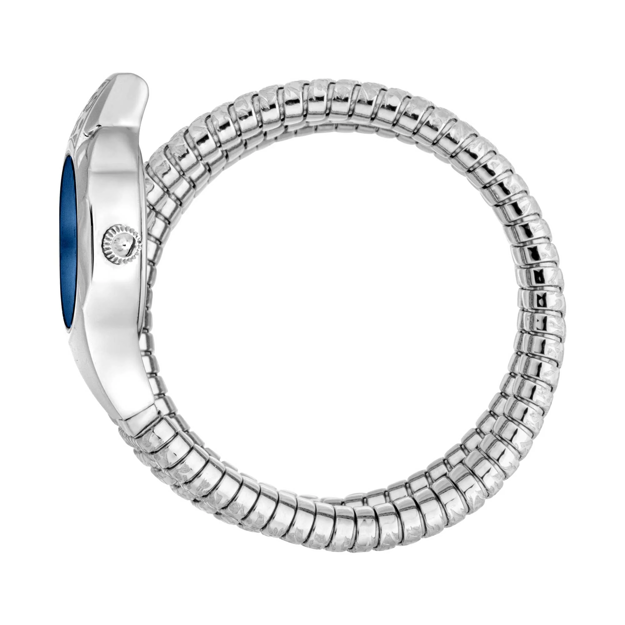 Just Cavalli 22mm / Silver / Dark Blue | Dark Blue Dial - Image 3