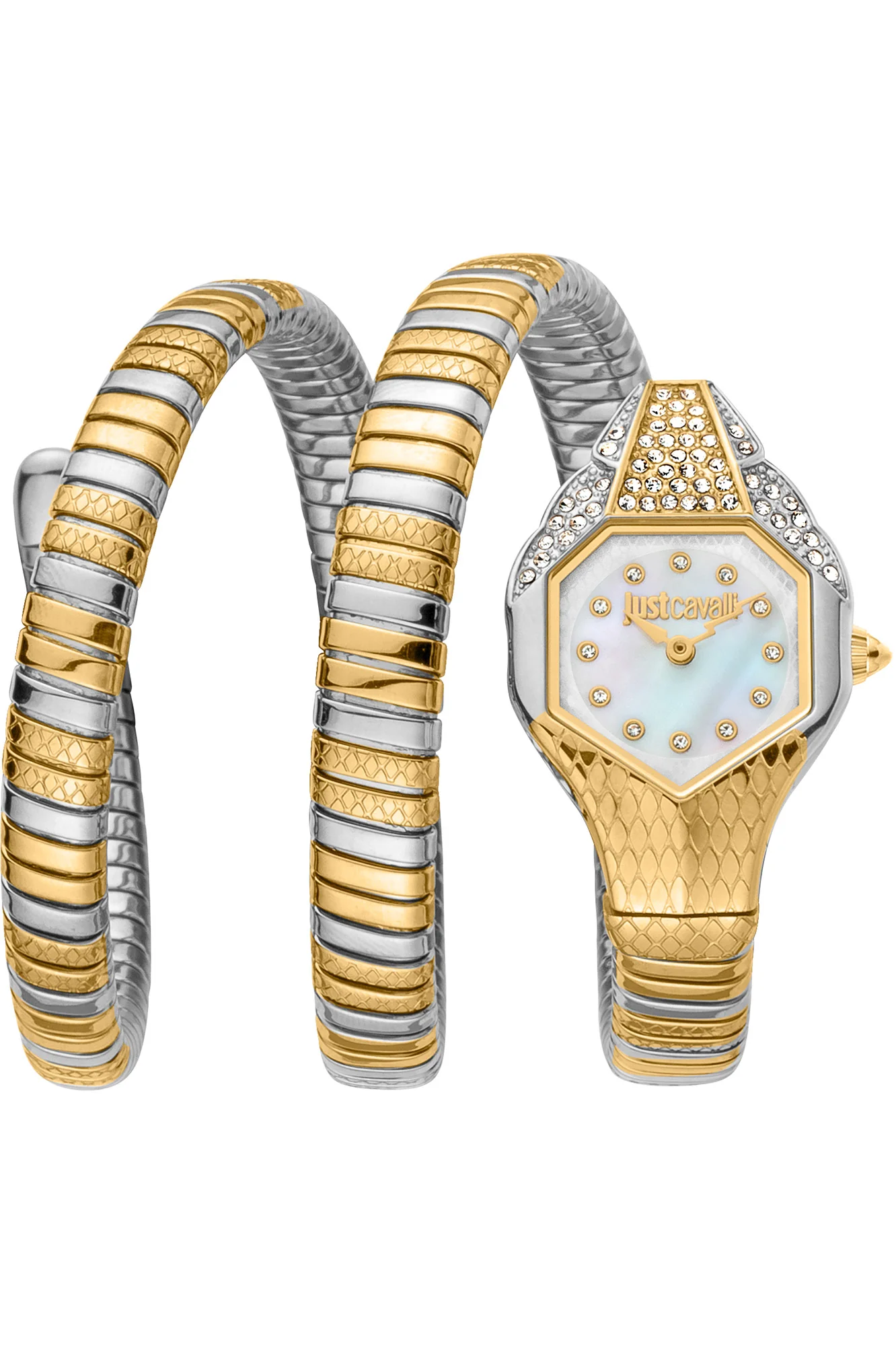 Just Cavalli 22mm / Silver / White | White Dial - Image 2