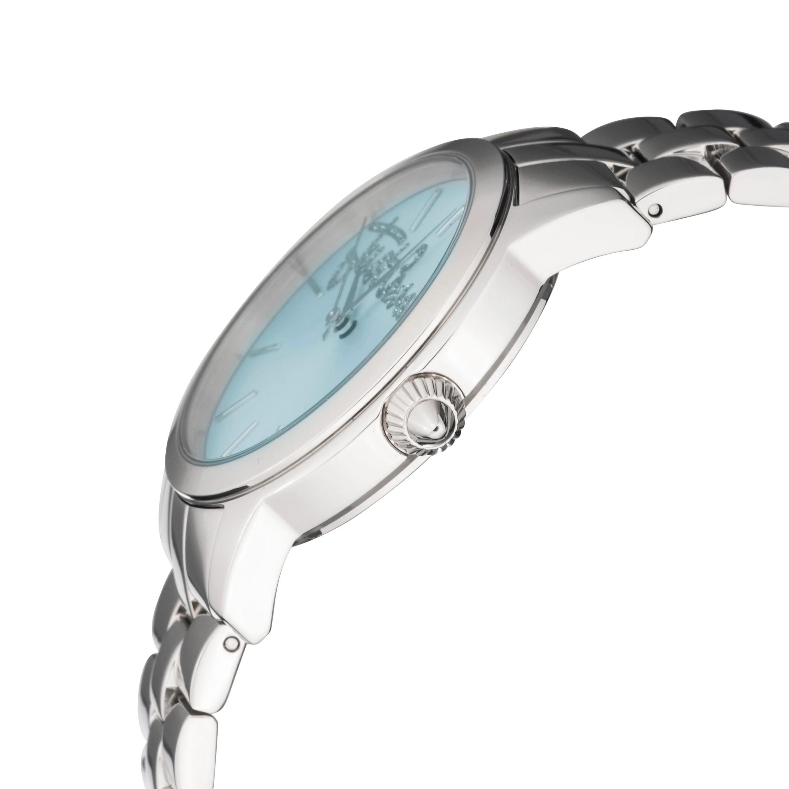Just Cavalli 36mm / Silver | Ice Blue Dial - Image 3
