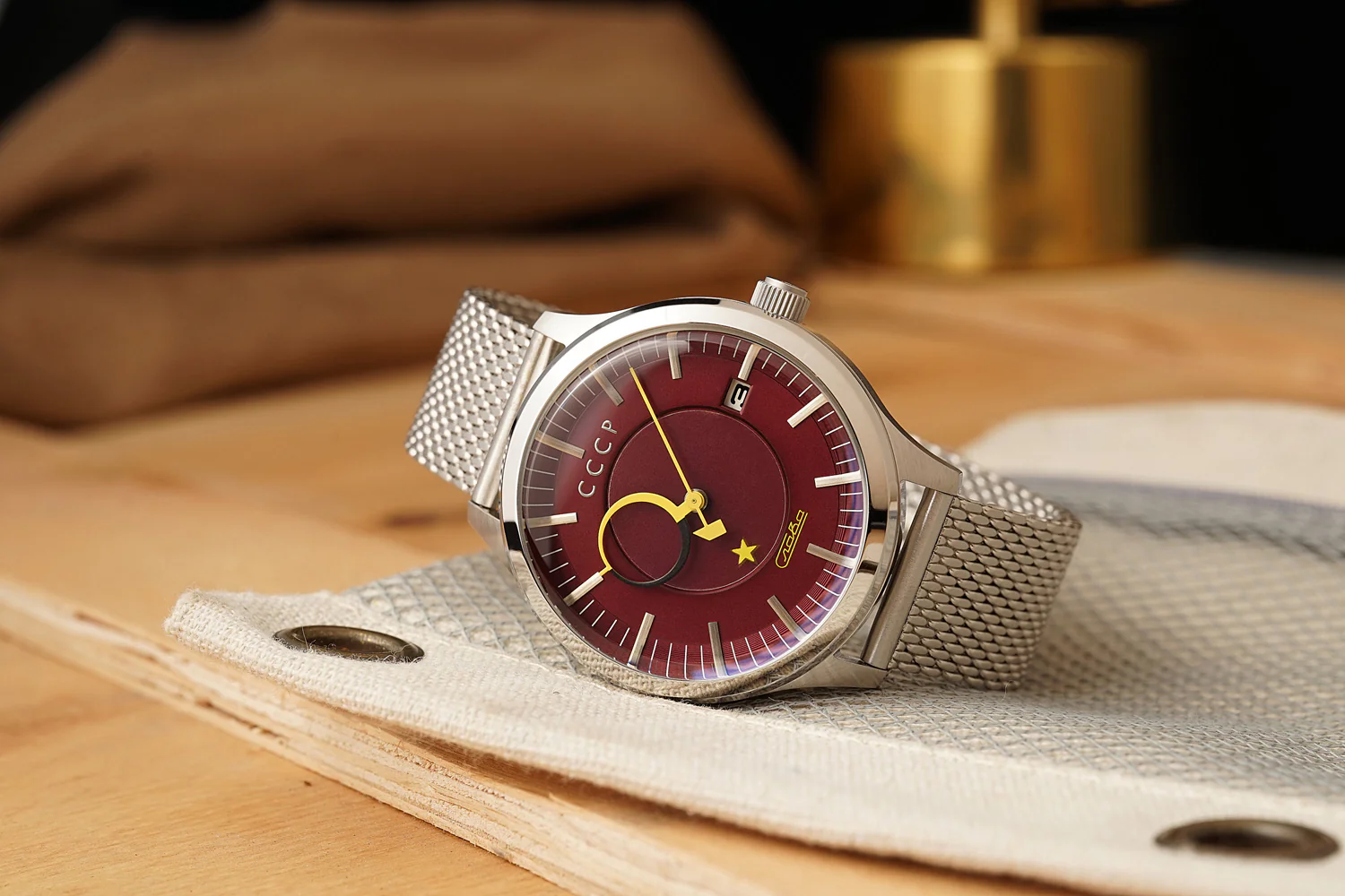 Kamzolkin Automatic Silver / Red Dial | Red Dial - Image 2