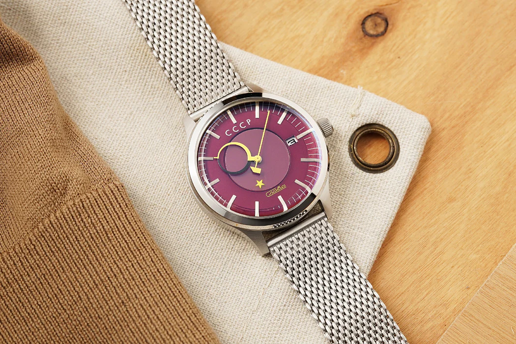 Kamzolkin Automatic Silver / Red Dial | Red Dial - Image 3