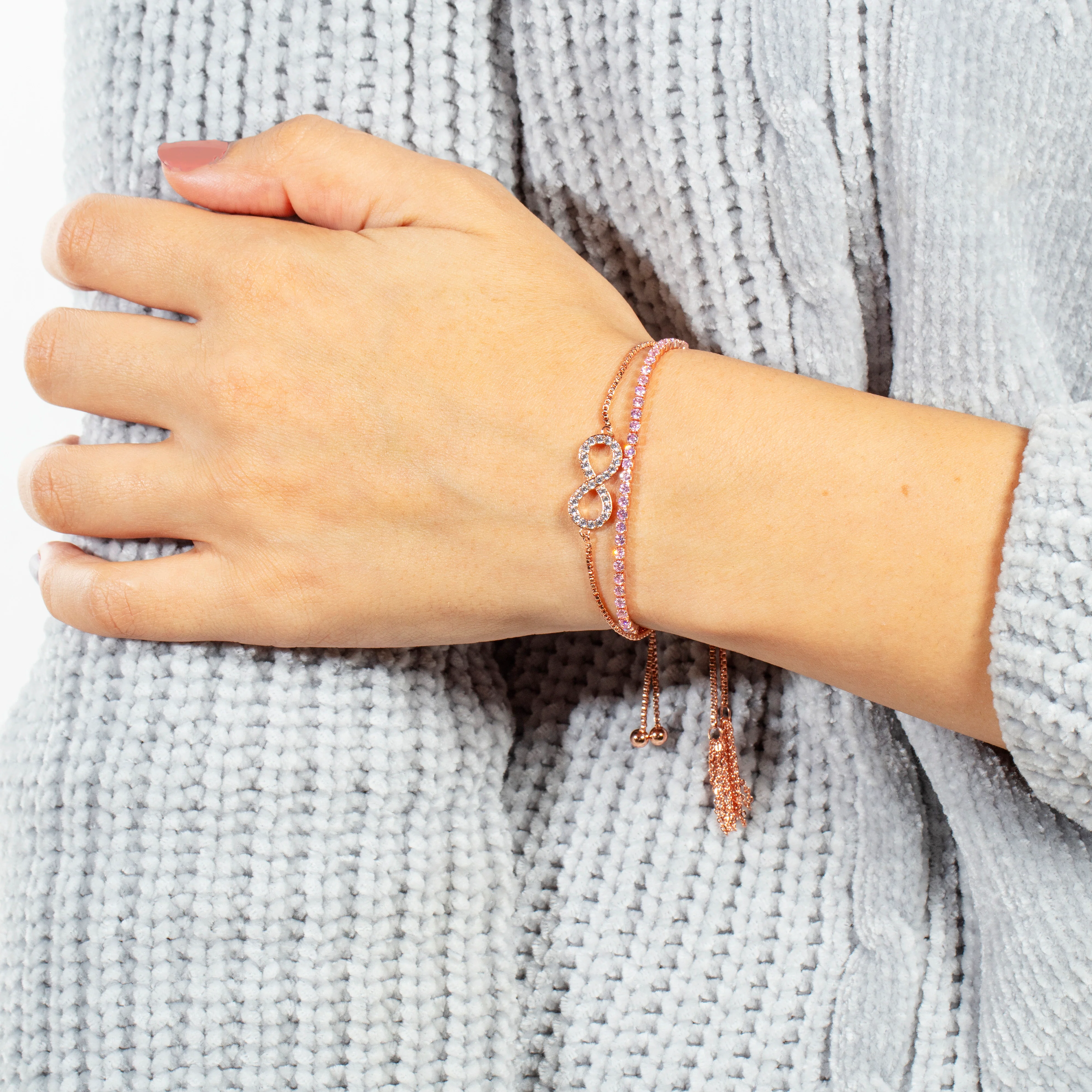 Kennedy Bolo Bracelet 18k Rose Gold - Image 3