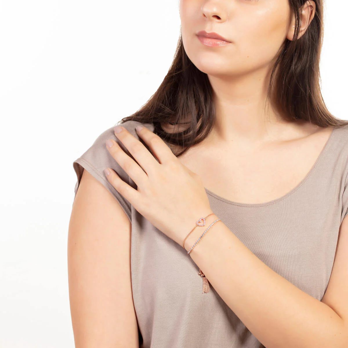 Kennedy Bolo Bracelet 18k Rose Gold - Image 3