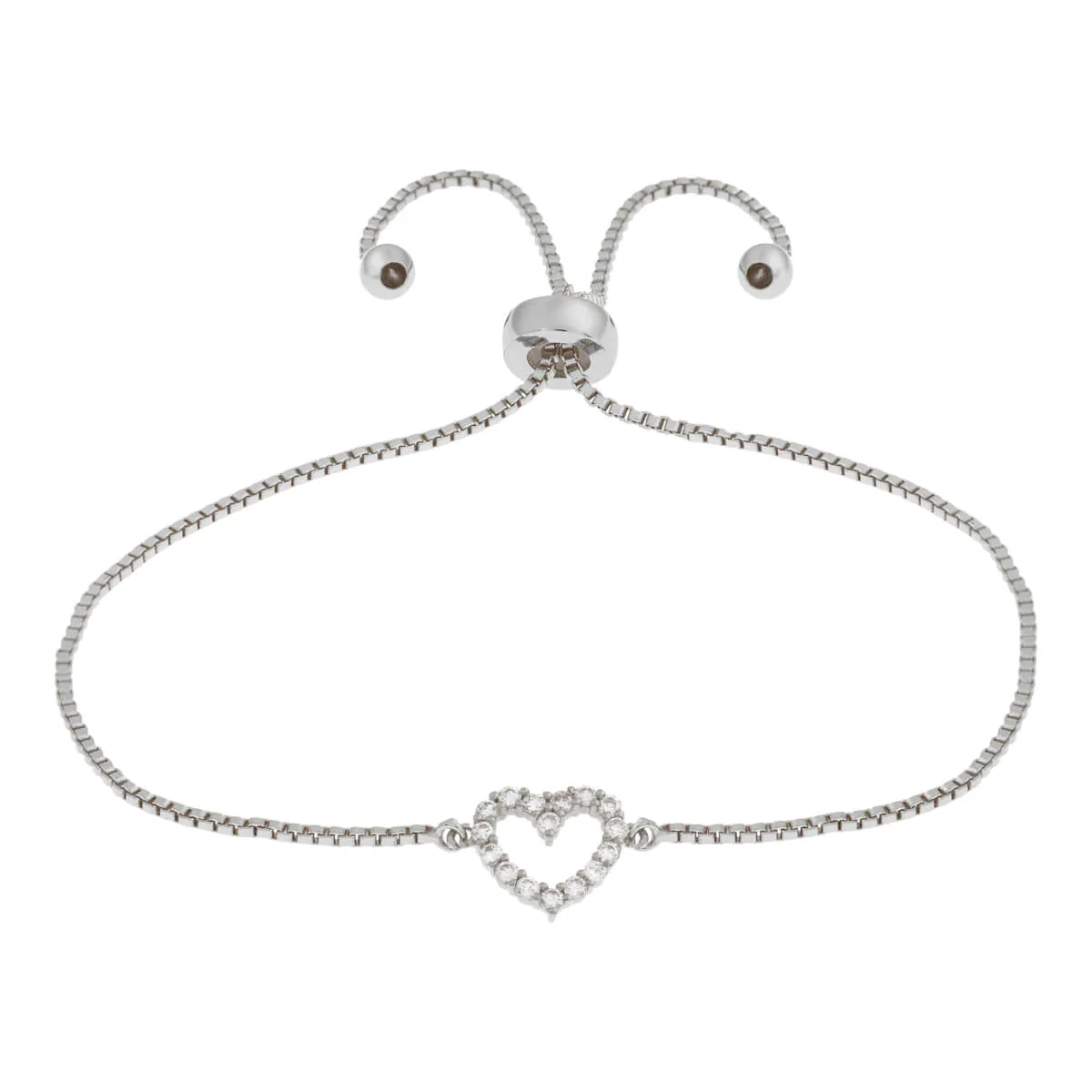 Kennedy Bolo Bracelet 18k White Gold