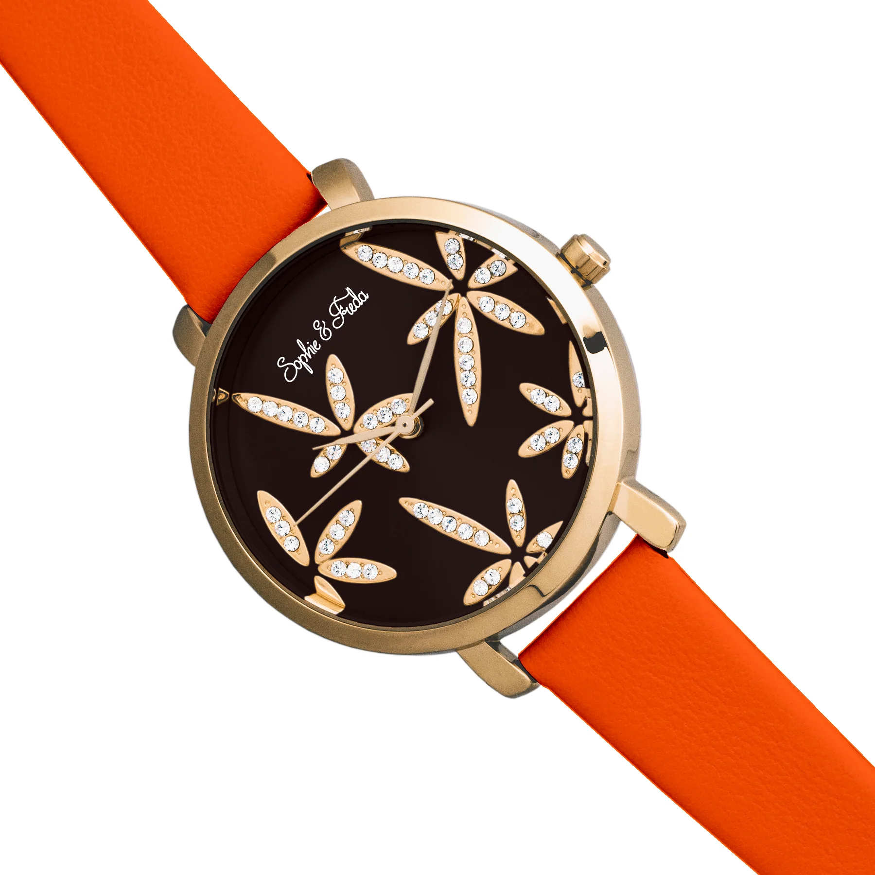 Key West w/ Swarovski Crystals Gold/Orange - Image 3