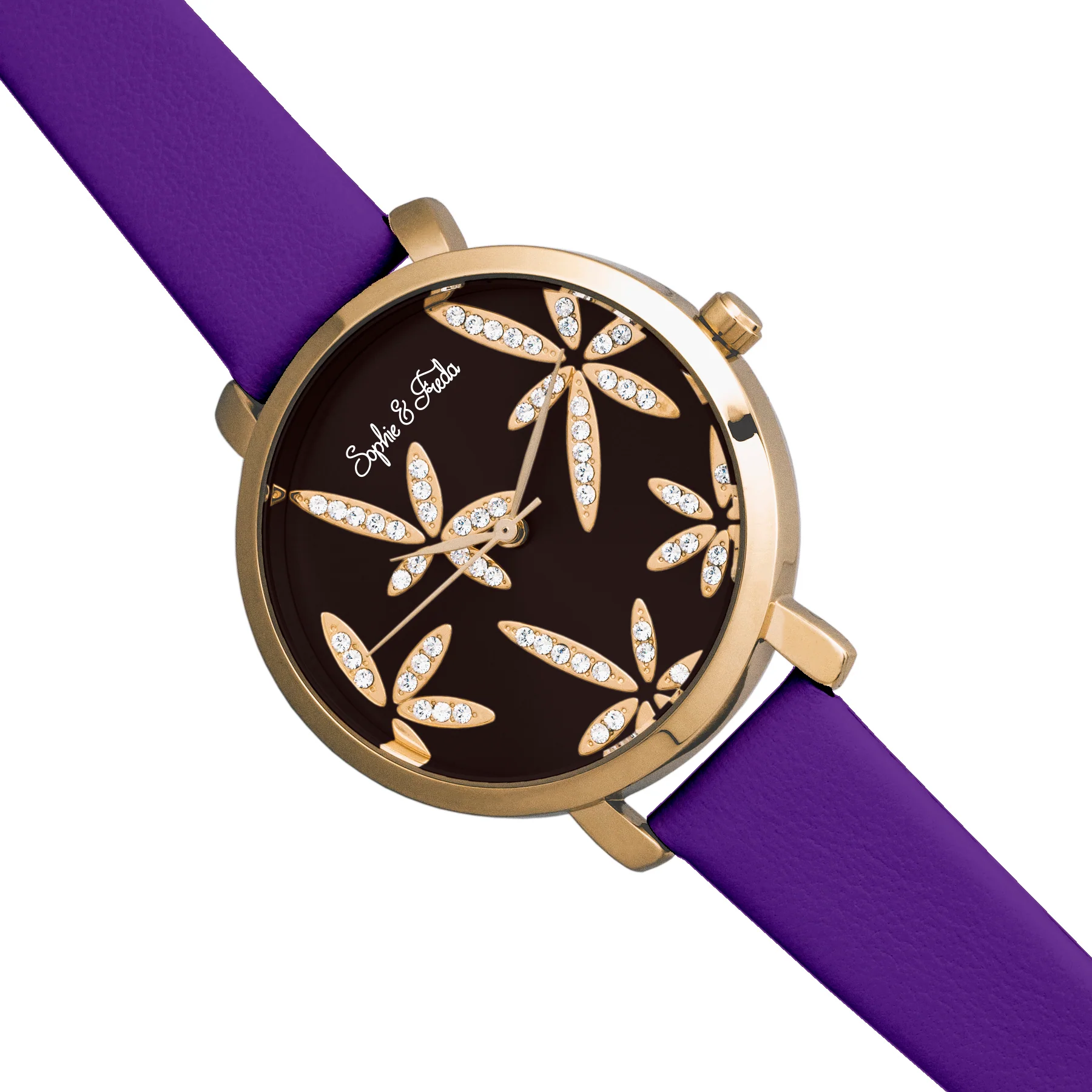 Key West w/ Swarovski Crystals Gold/Purple - Image 3