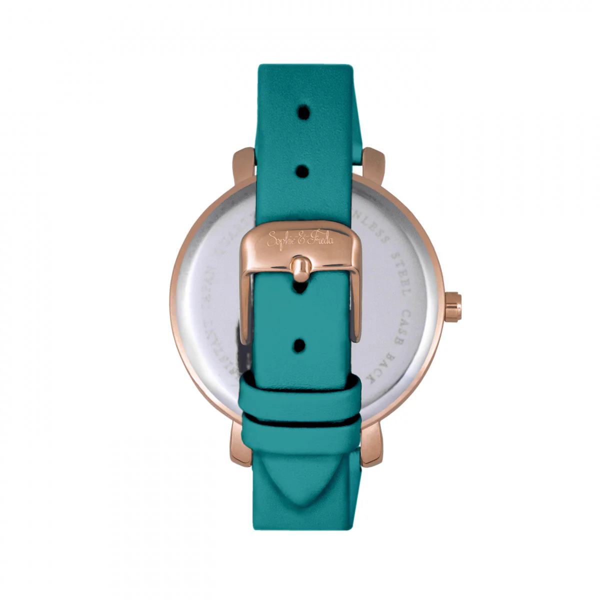 Key West w/ Swarovski Crystals Rose Gold/Teal - Image 2