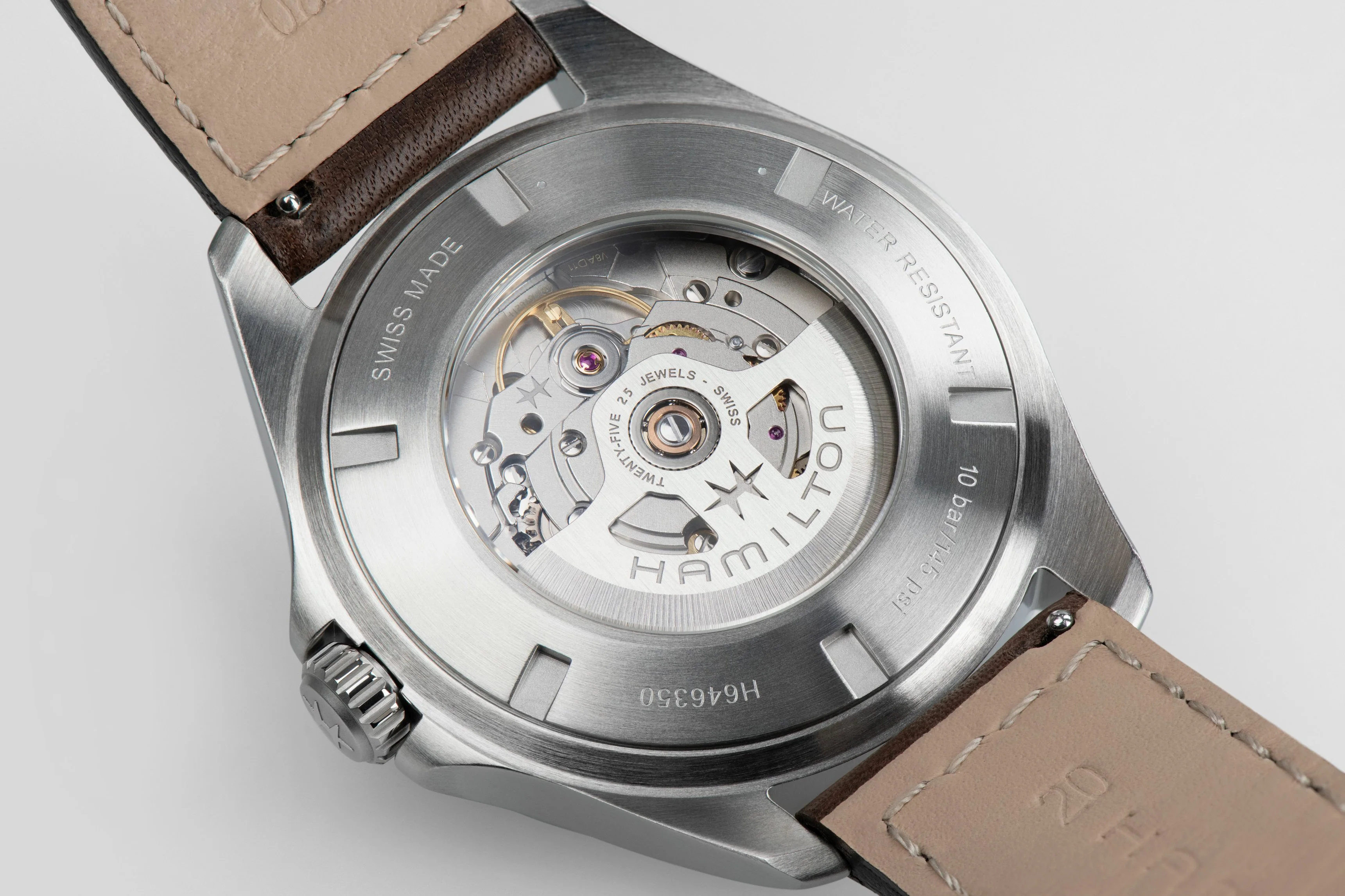 Khaki Aviation Pilot Day Date Auto Dark Brown / Leather - Image 4