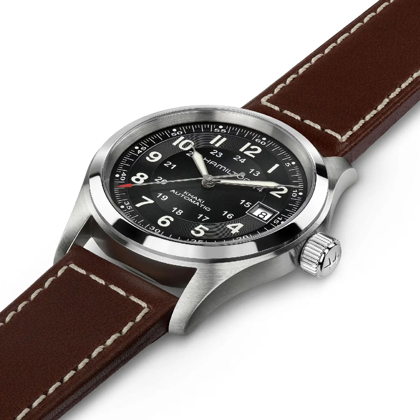 Khaki Field Black / Leather Black Dial - Image 2