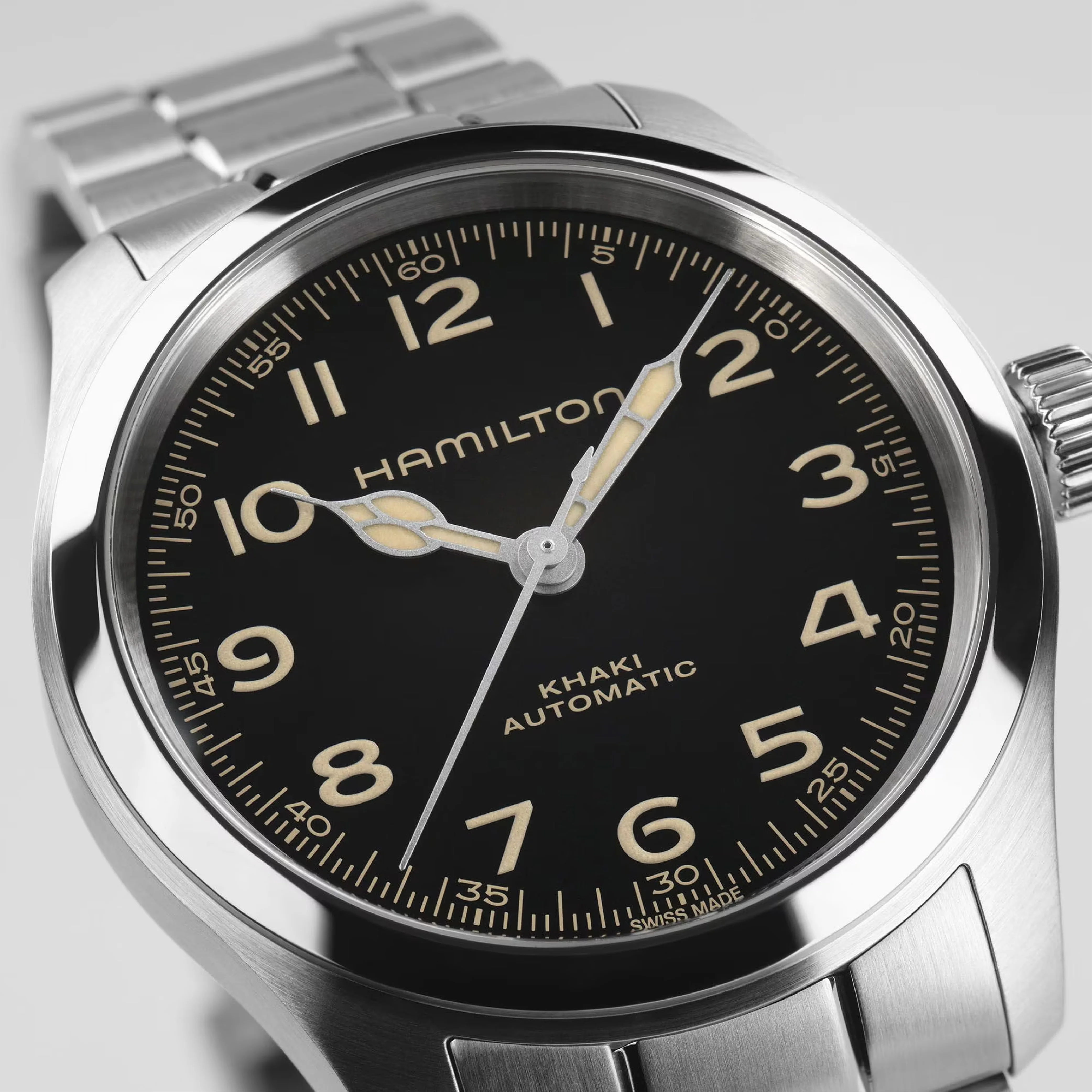 Khaki Field Black / Stainless Steel Black Dial - Image 3
