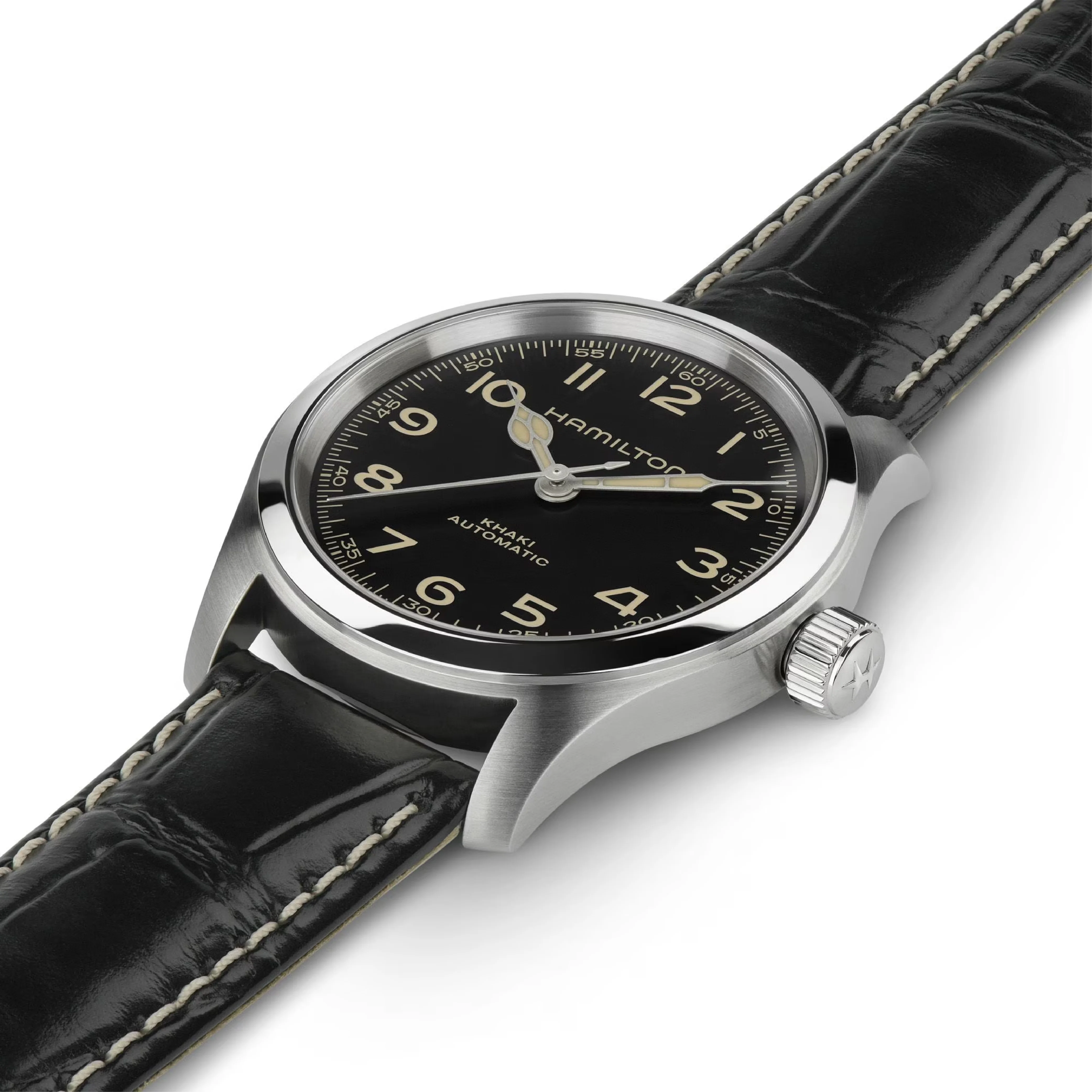 Khaki Field Black / Leather Black Dial - Image 4