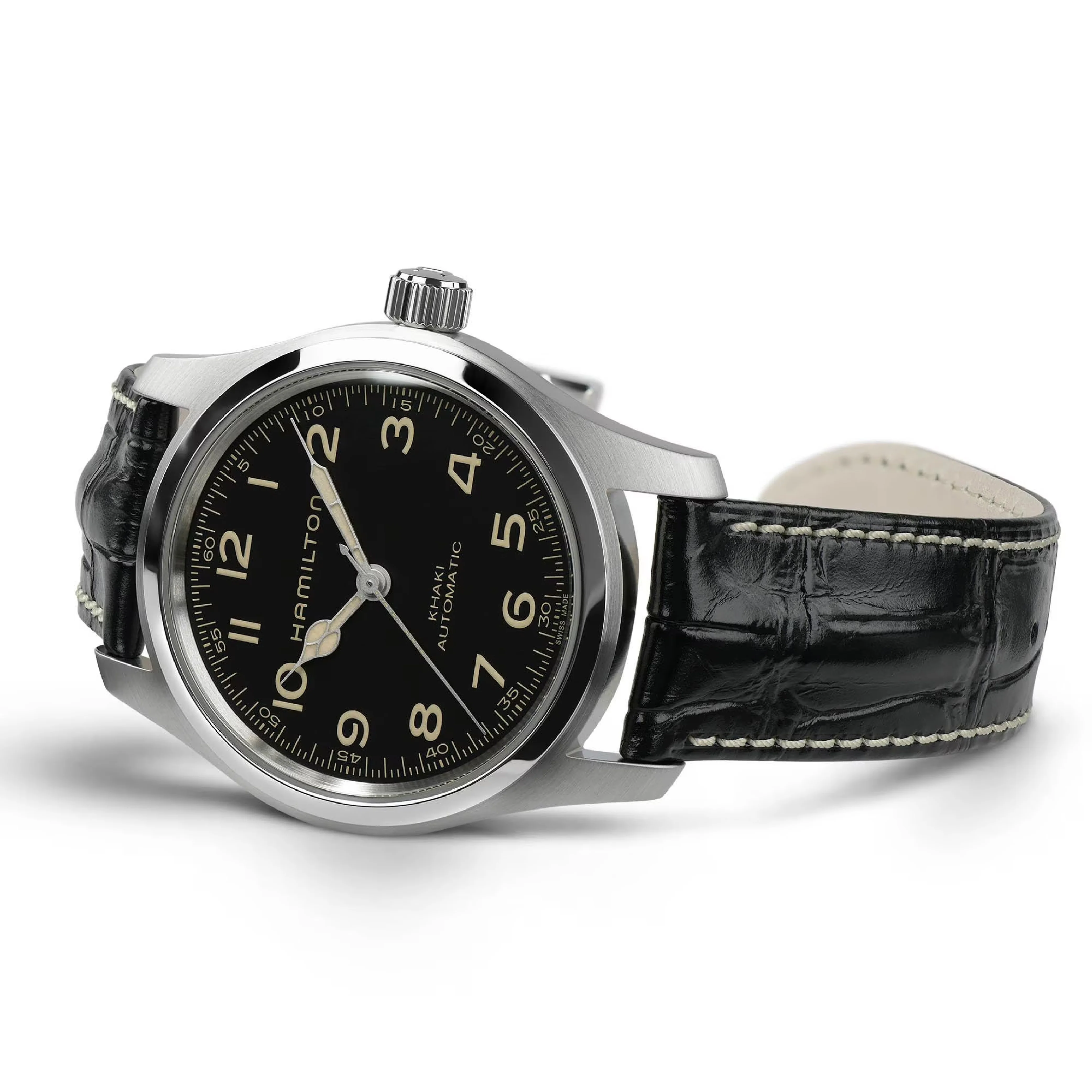 Khaki Field Black / Leather Black Dial - Image 2