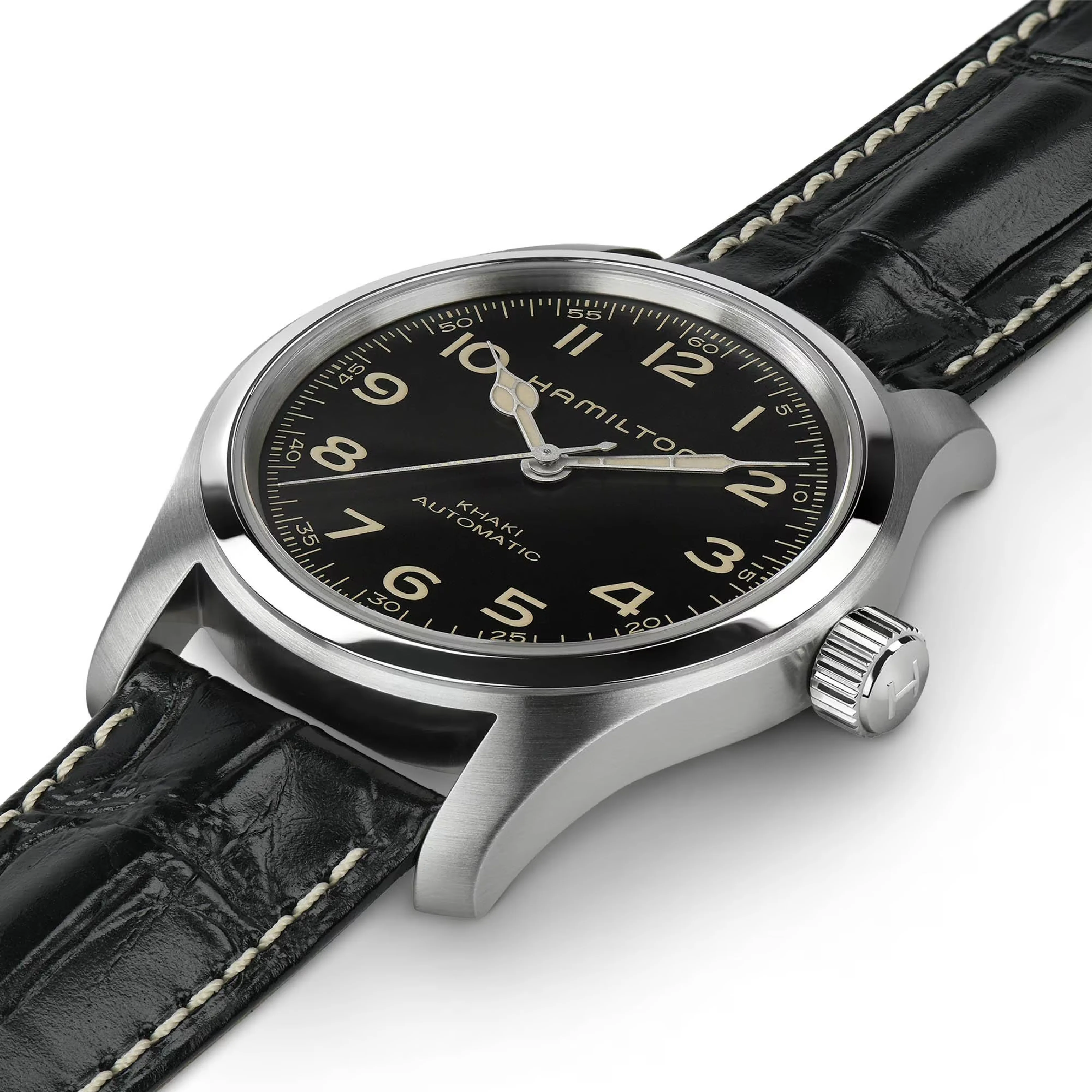 Khaki Field Black / Leather Black Dial - Image 3