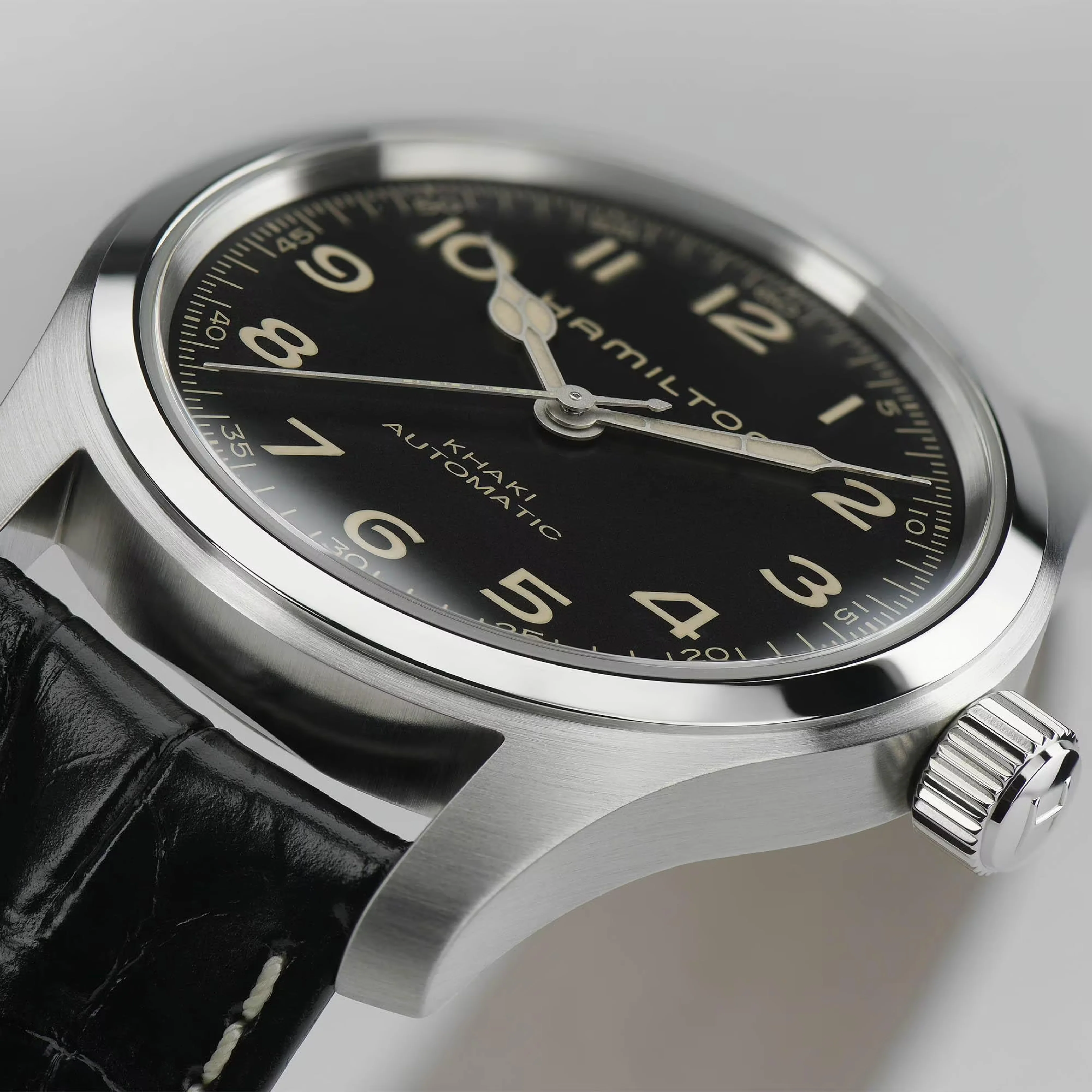 Khaki Field Black / Leather Black Dial - Image 4