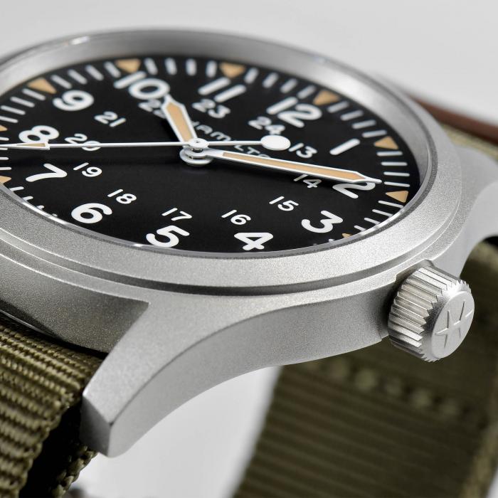 KHAKI FIELD MECHANICAL 42MM Black / Nylon | Black Dial - Image 4
