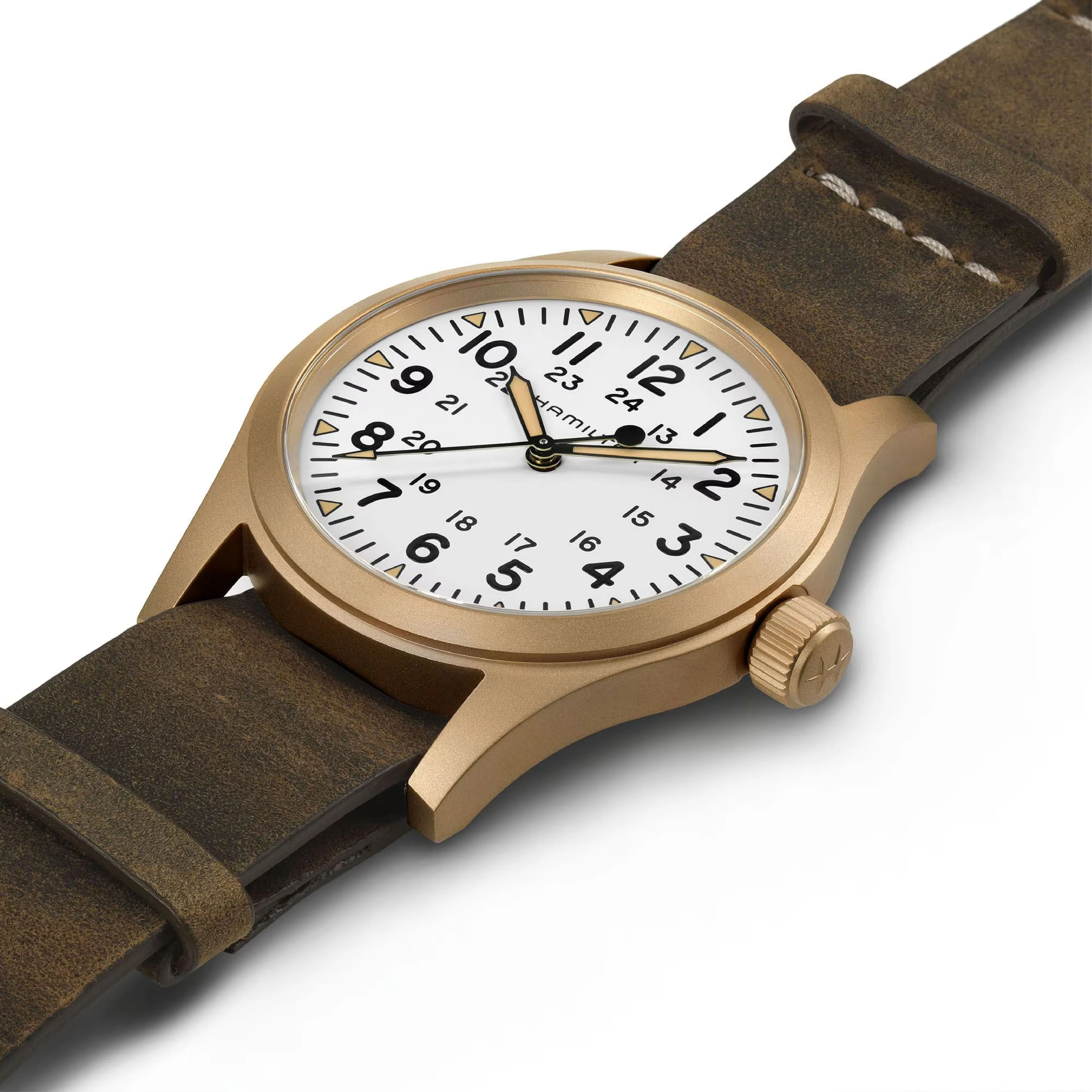 Khaki Field White / Leather White Dial - Image 2