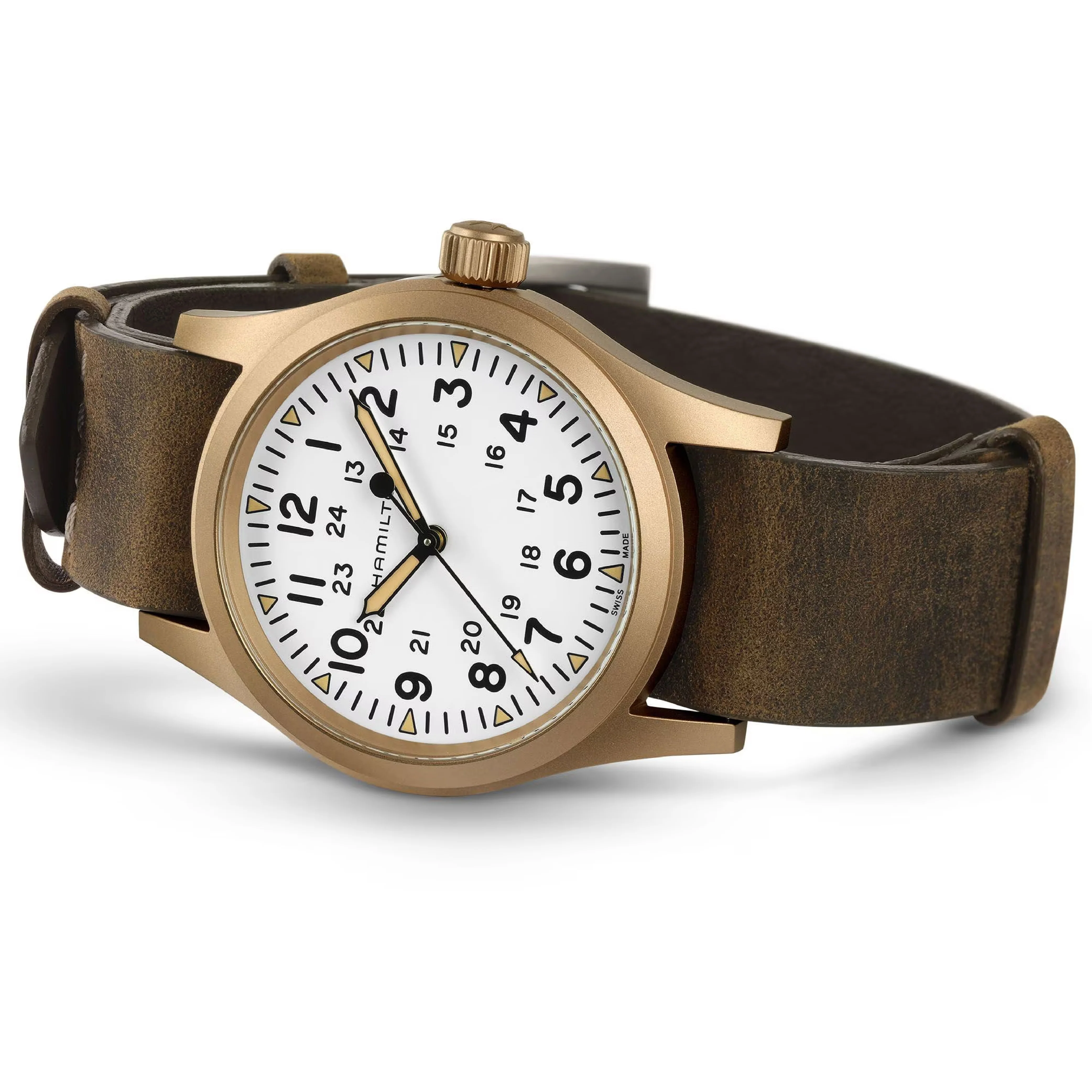 Khaki Field White / Leather White Dial - Image 3