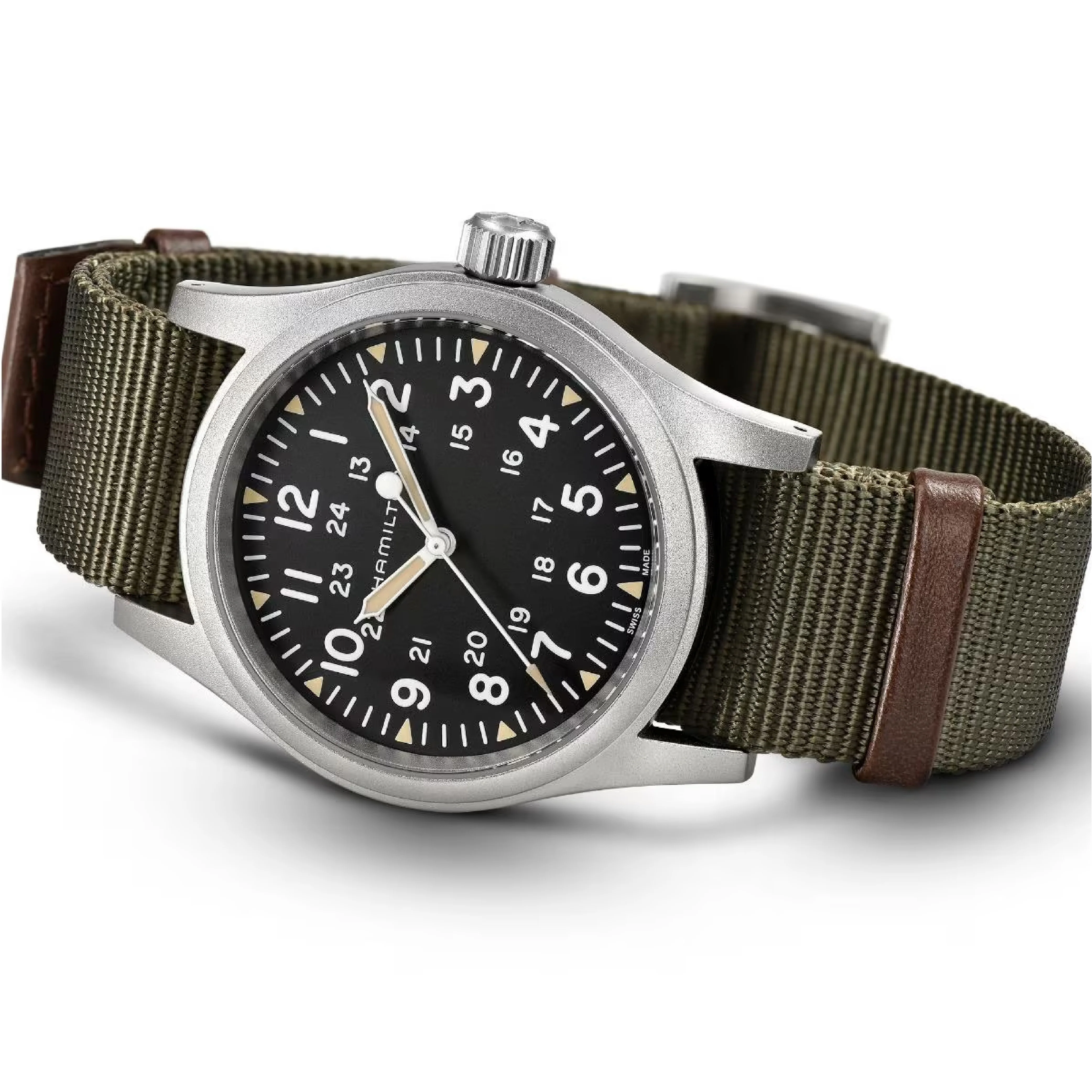 Khaki Field Black / Fabric | Black Dial - Image 3