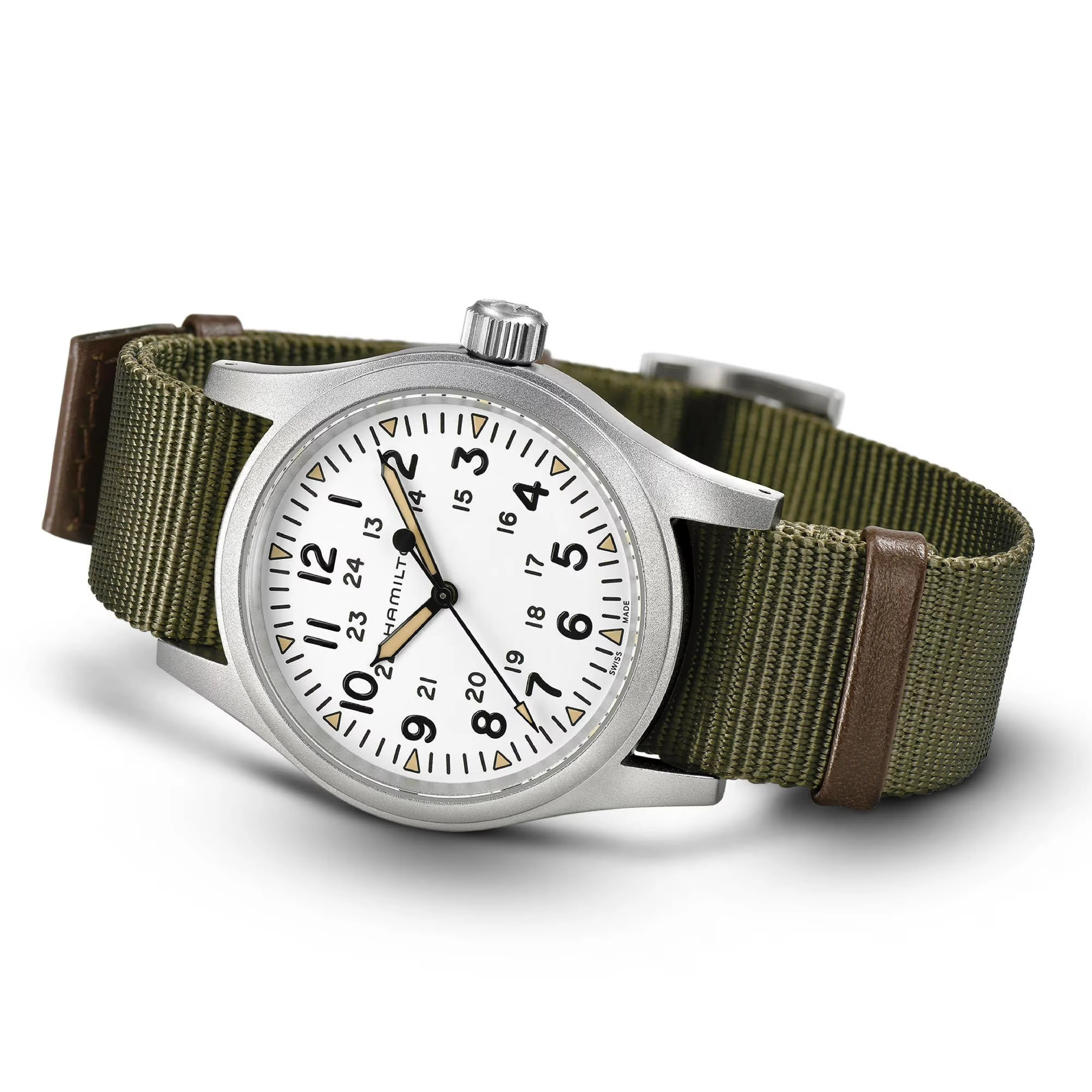 Khaki Field White / Fabric | White Dial - Image 3