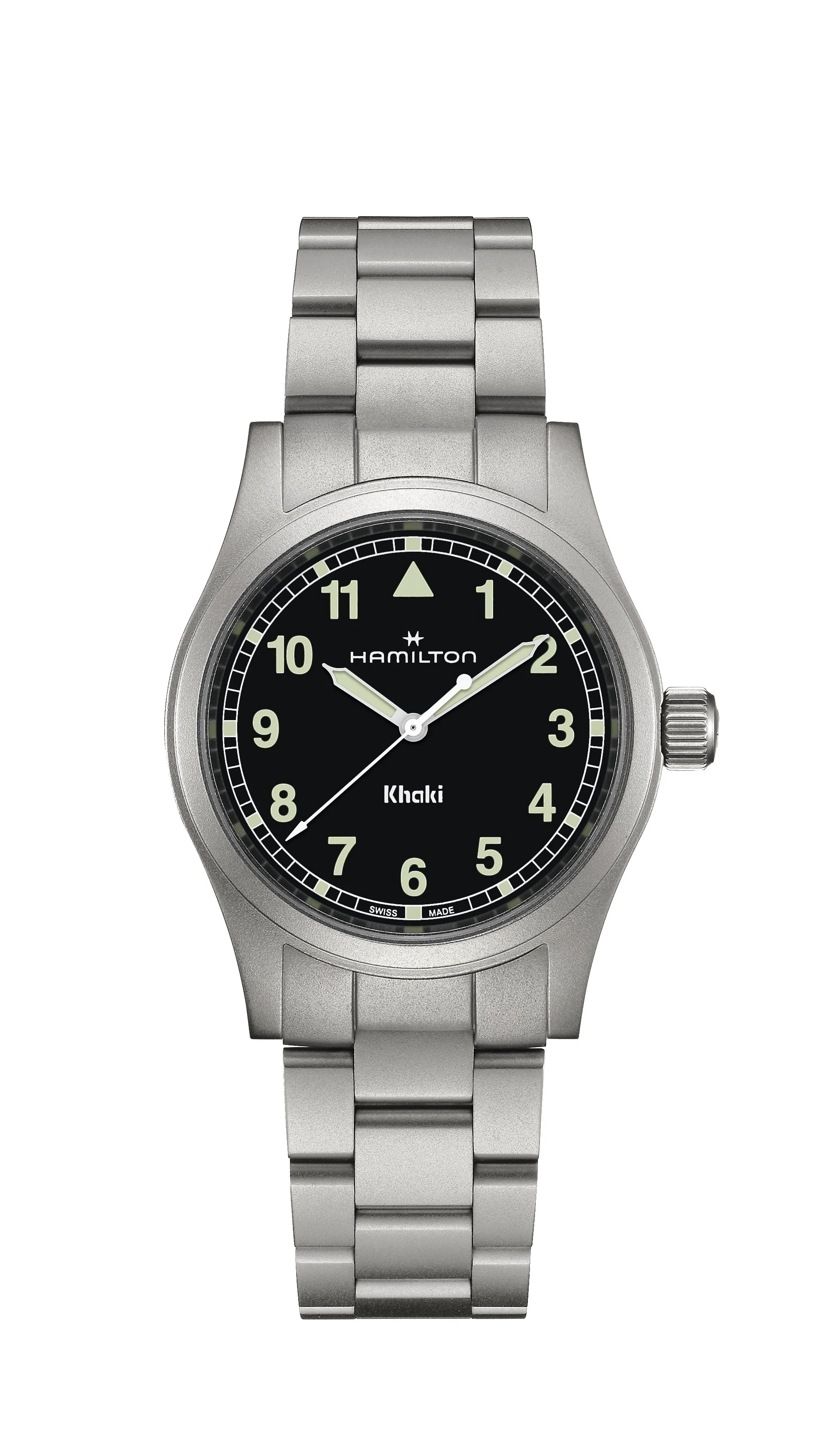 Khaki Field Quartz Silver-tone