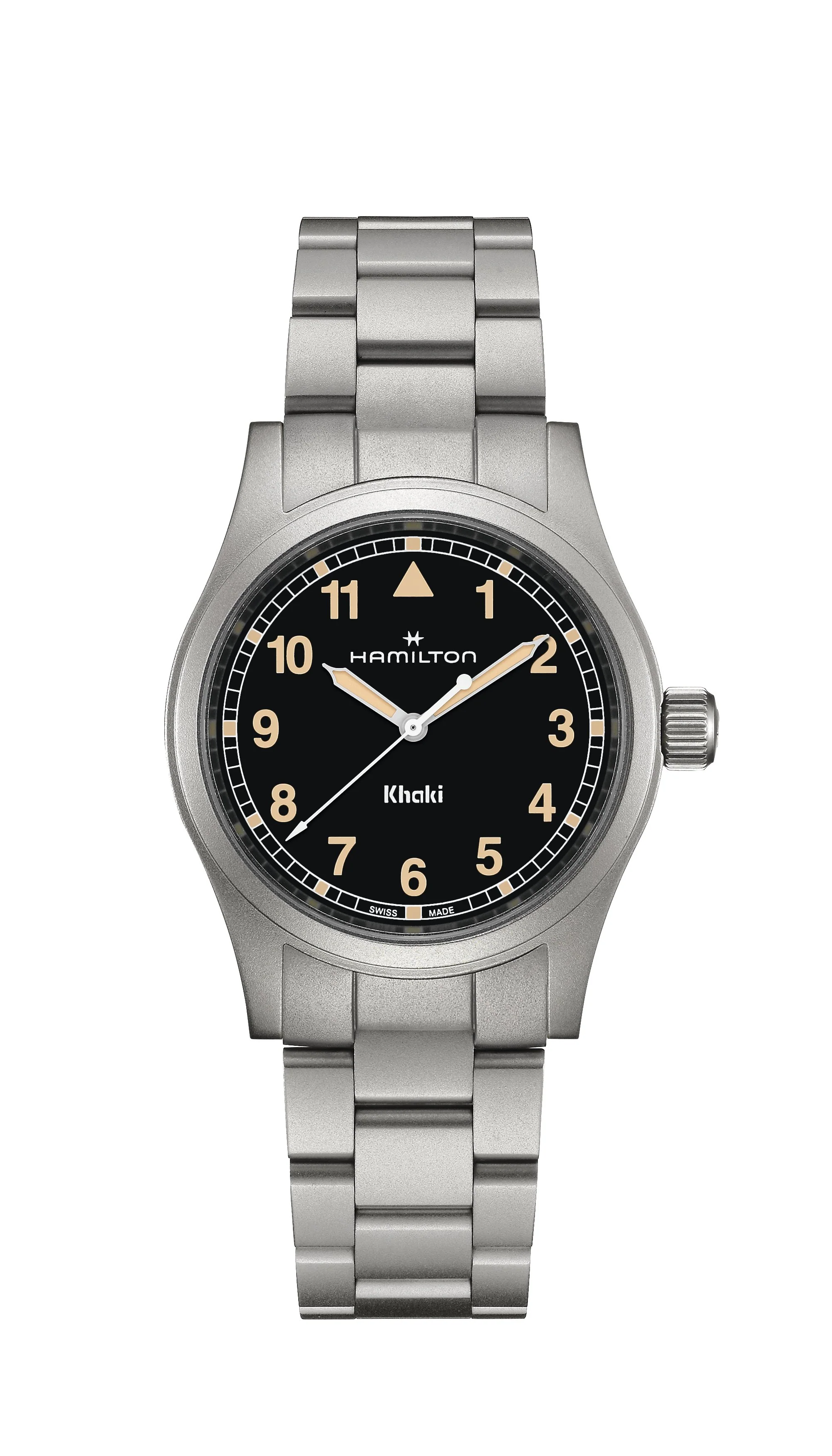 Khaki Field Quartz Silver-tone