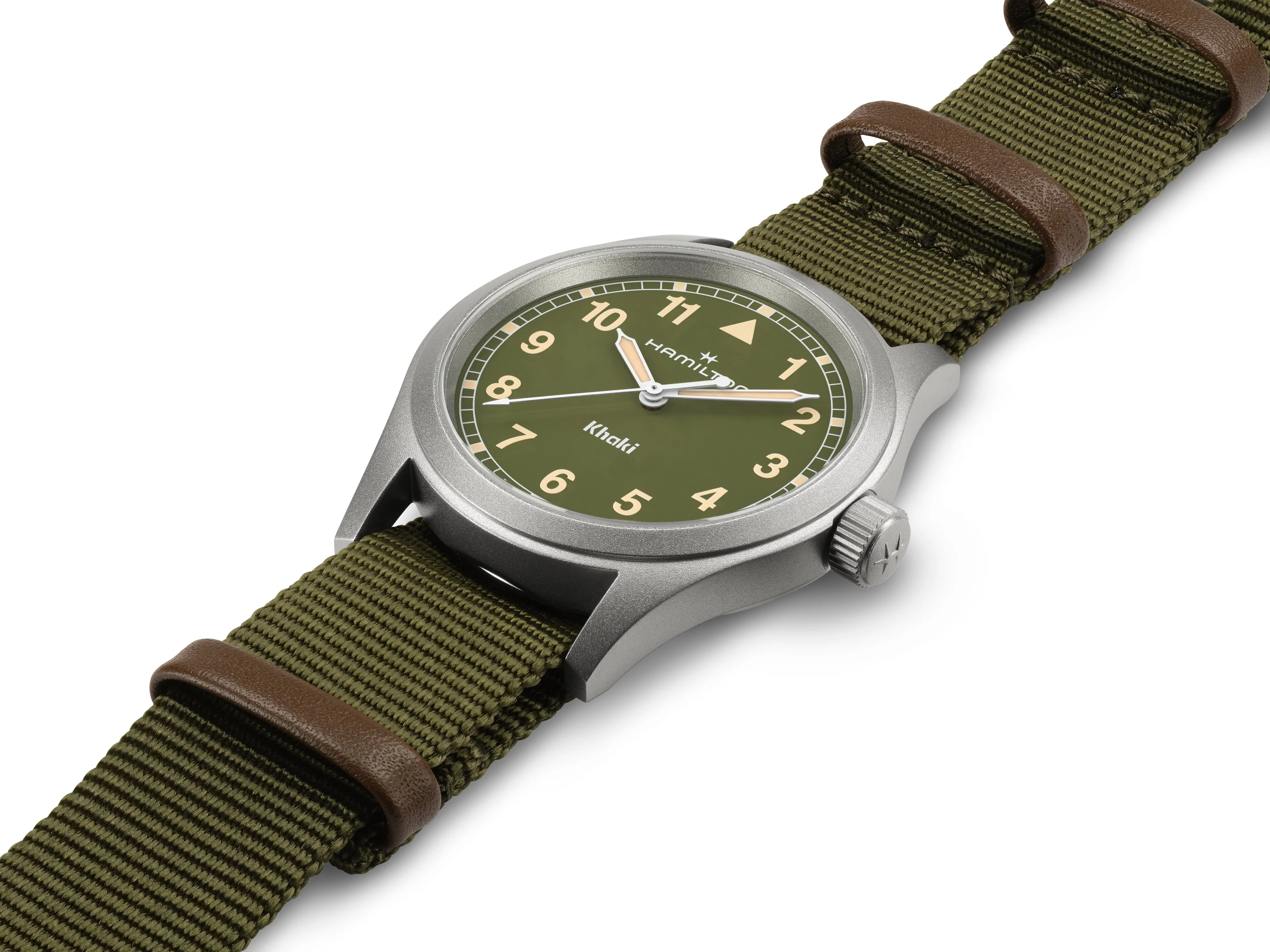 Khaki Field Quartz Khaki Green / Textile - Image 3