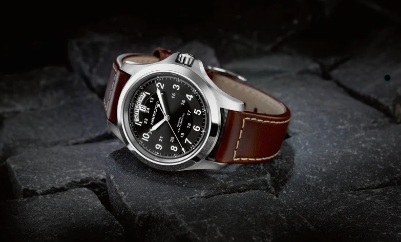 Khaki Field Black / Leather Black Dial - Image 4