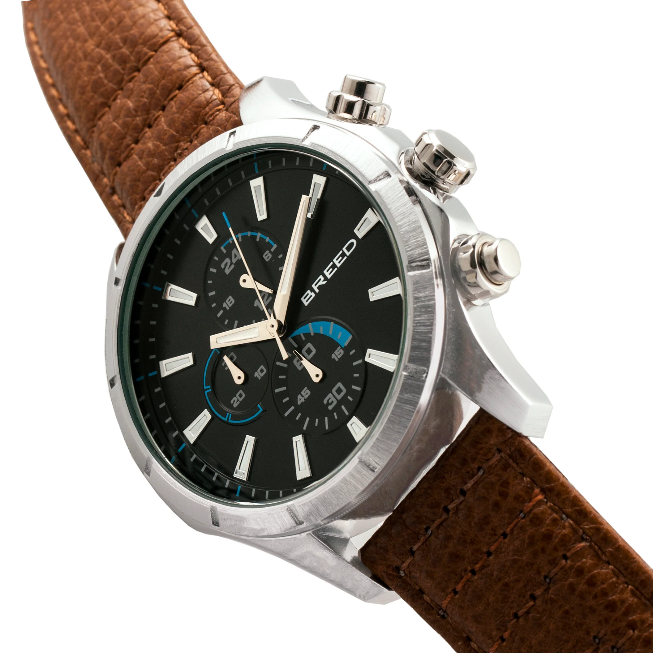 Lacroix Silver/Brown | Black Dial - Image 3