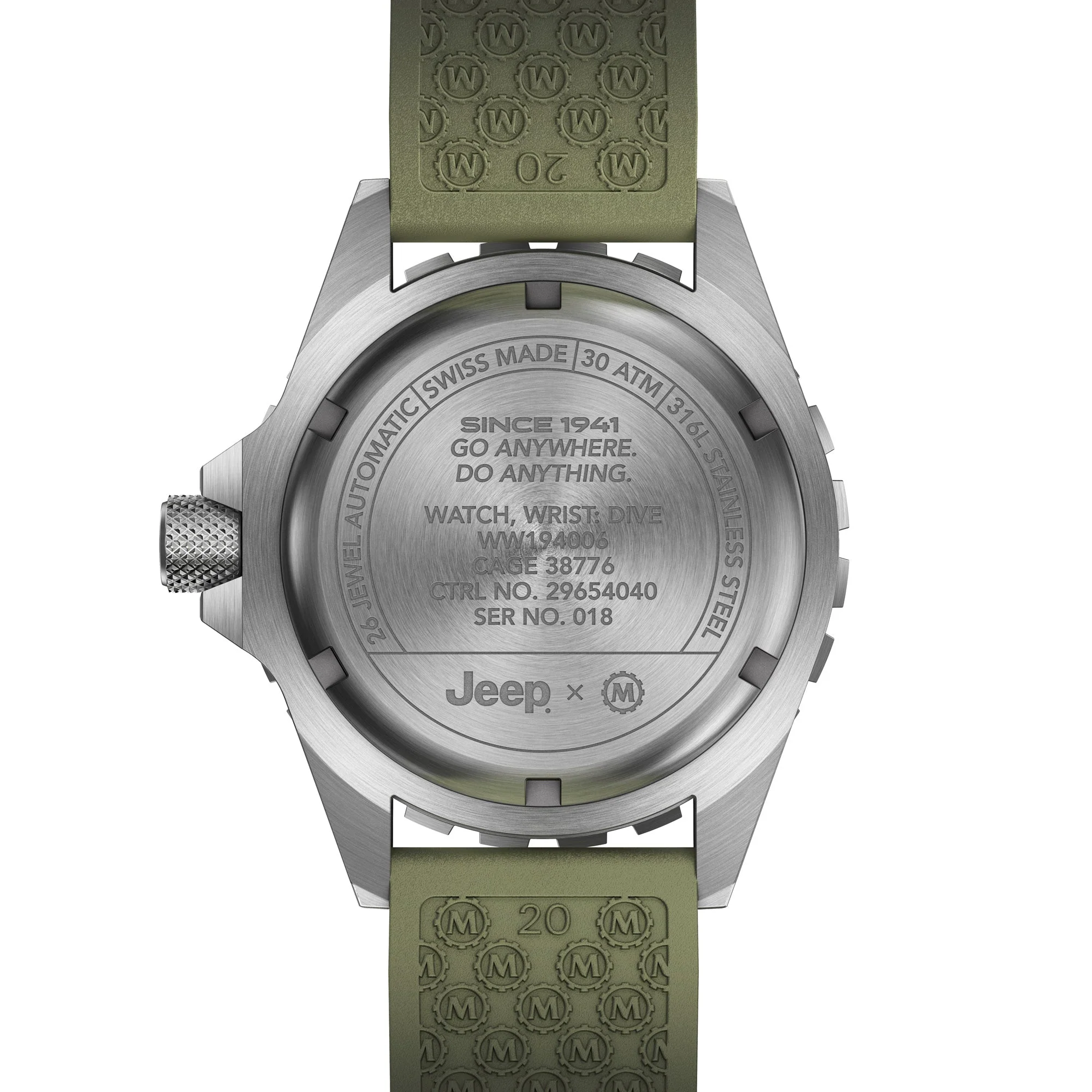 Large Diver's Automatic (GSAR) - 41mm JEEP JEEP GSAR | Black Dial - Image 5