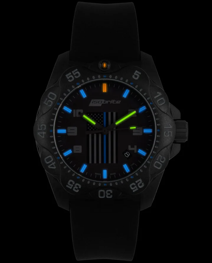 Law Enforcement Midsize T100 Tritium & Shatterproof Armourglass | Black Dial - Image 3