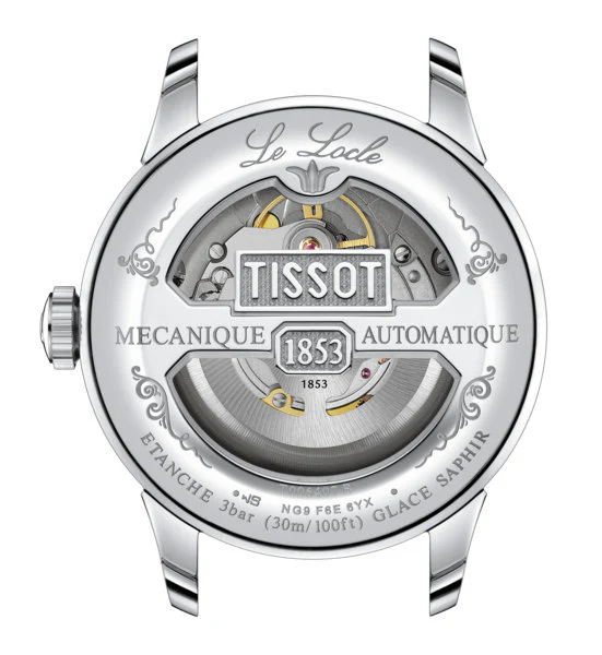 Le Locle Powermatic 80 Black / Leather | Silver Dial - Image 2