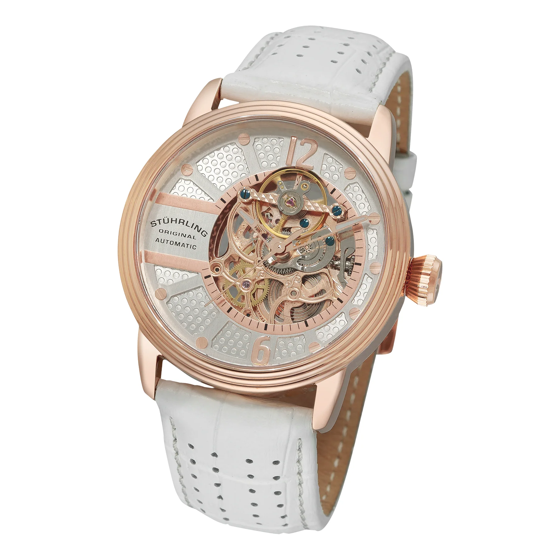 Legacy White/Leather/Silver Dial/Rose/Rose Case | Silver Dial - Image 2